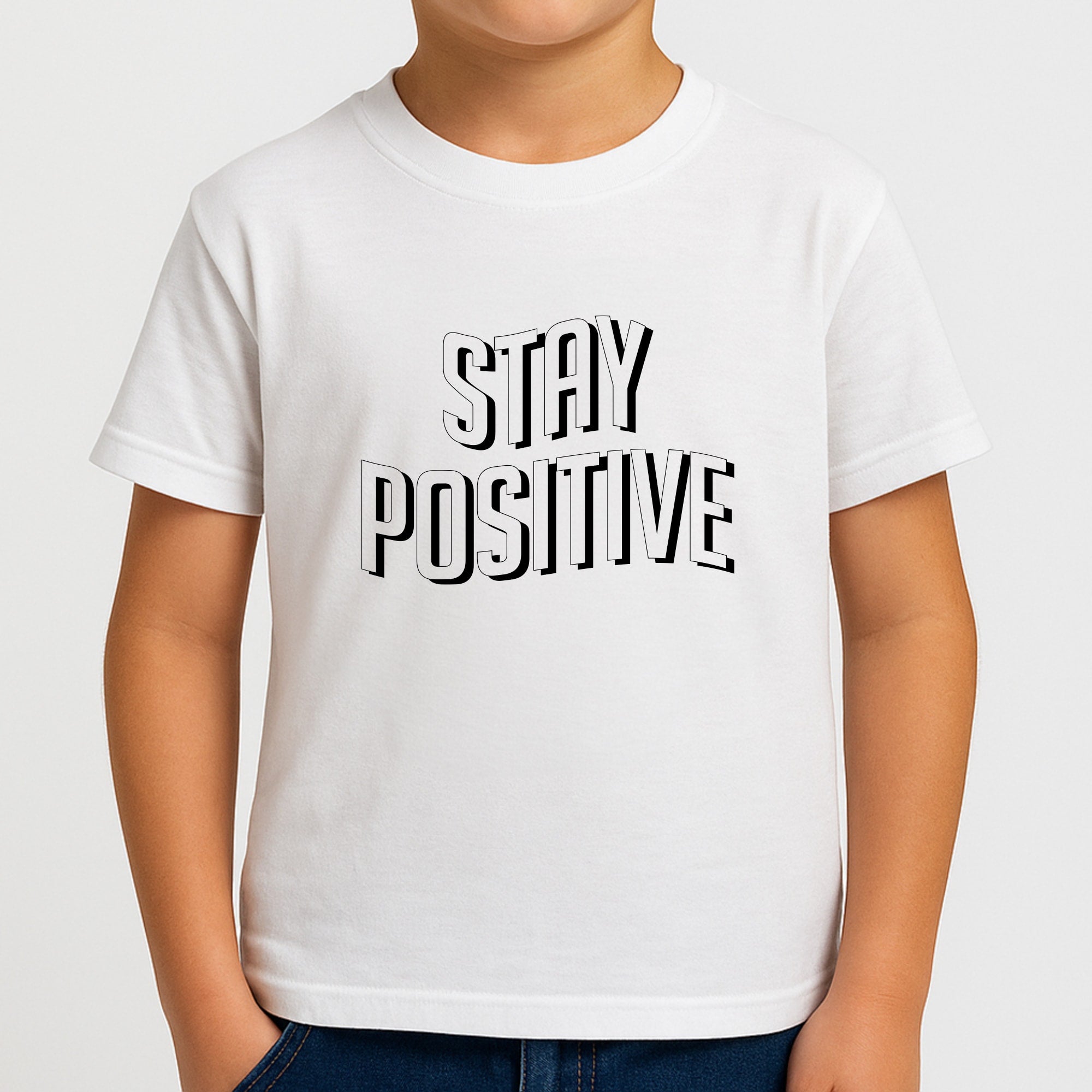Stay Positive Boys T-Shirt