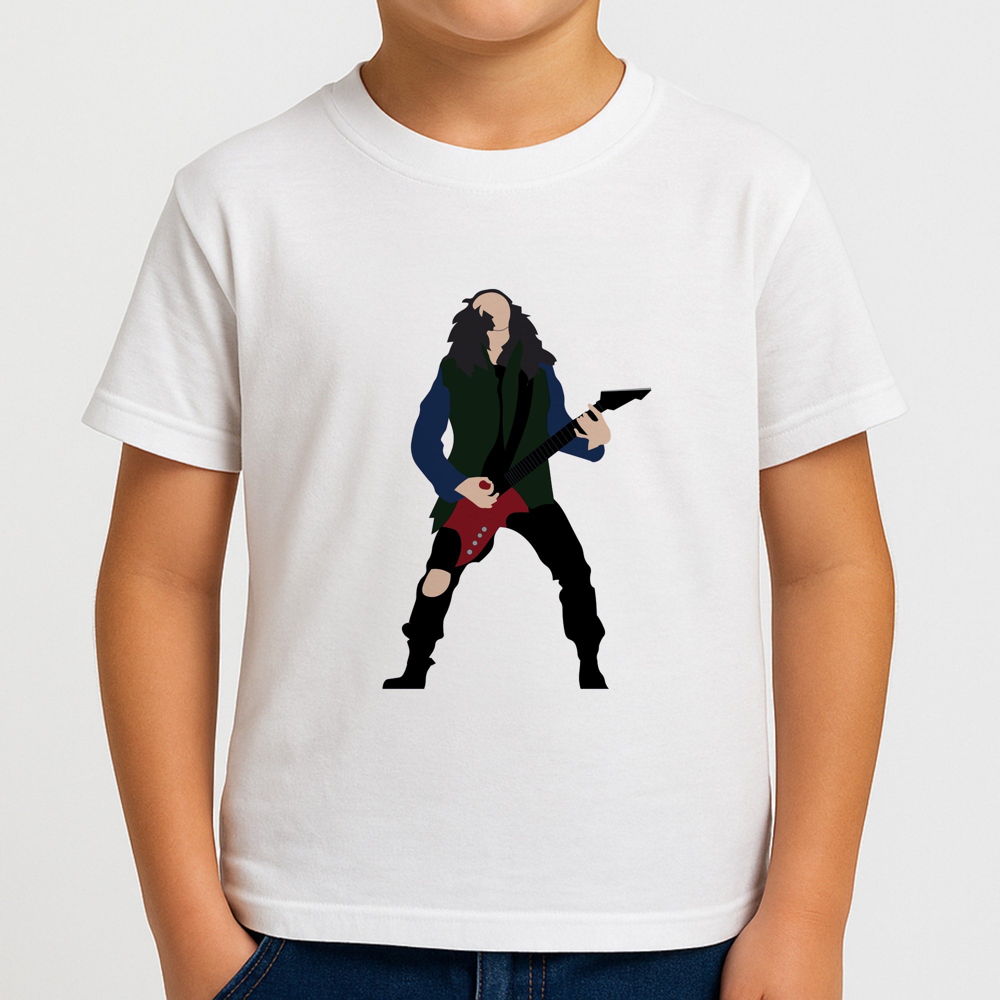 Eddie Munson Playing Guitar Boys T-Shirt
