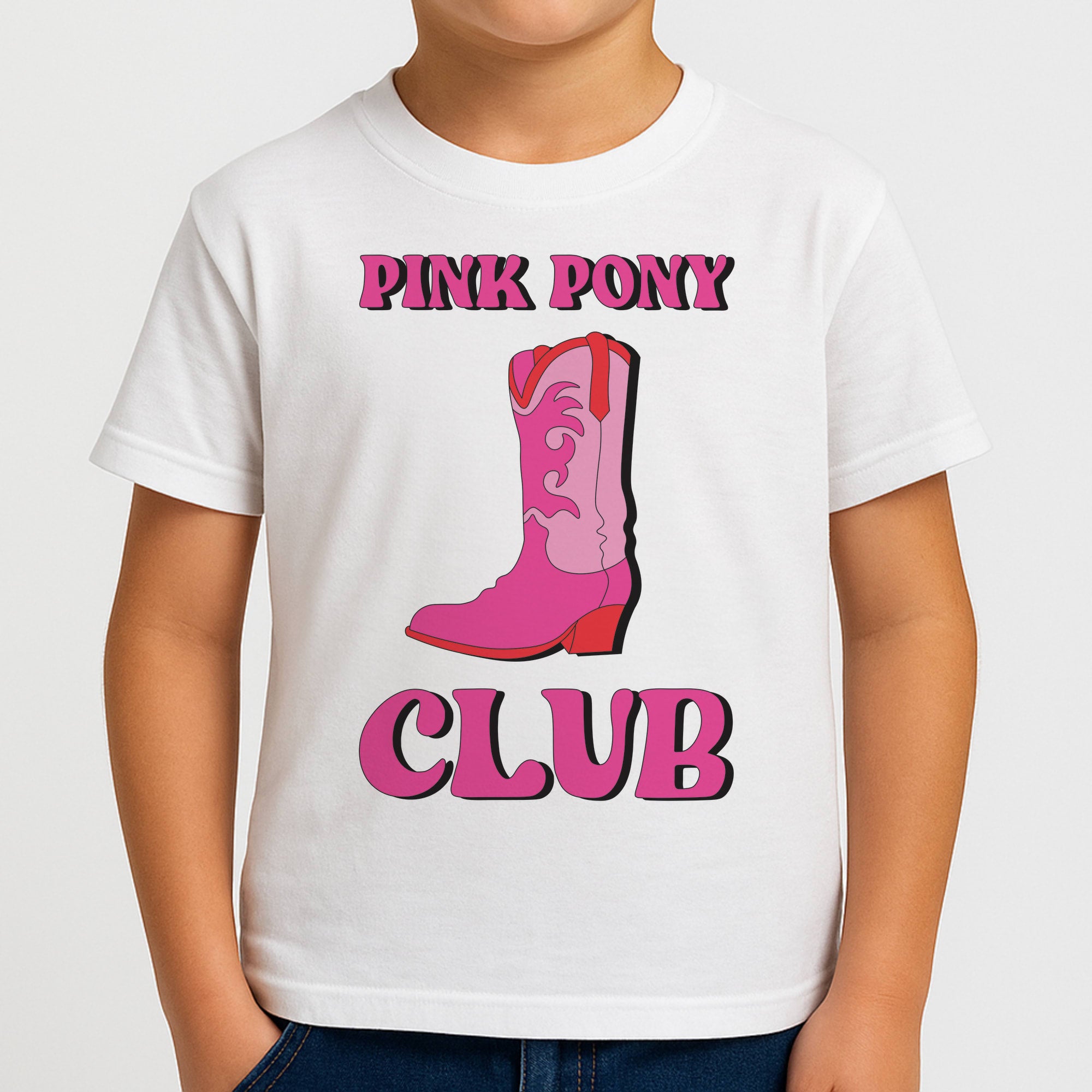 Zebra Print Pink Pony Club Boys T-Shirt