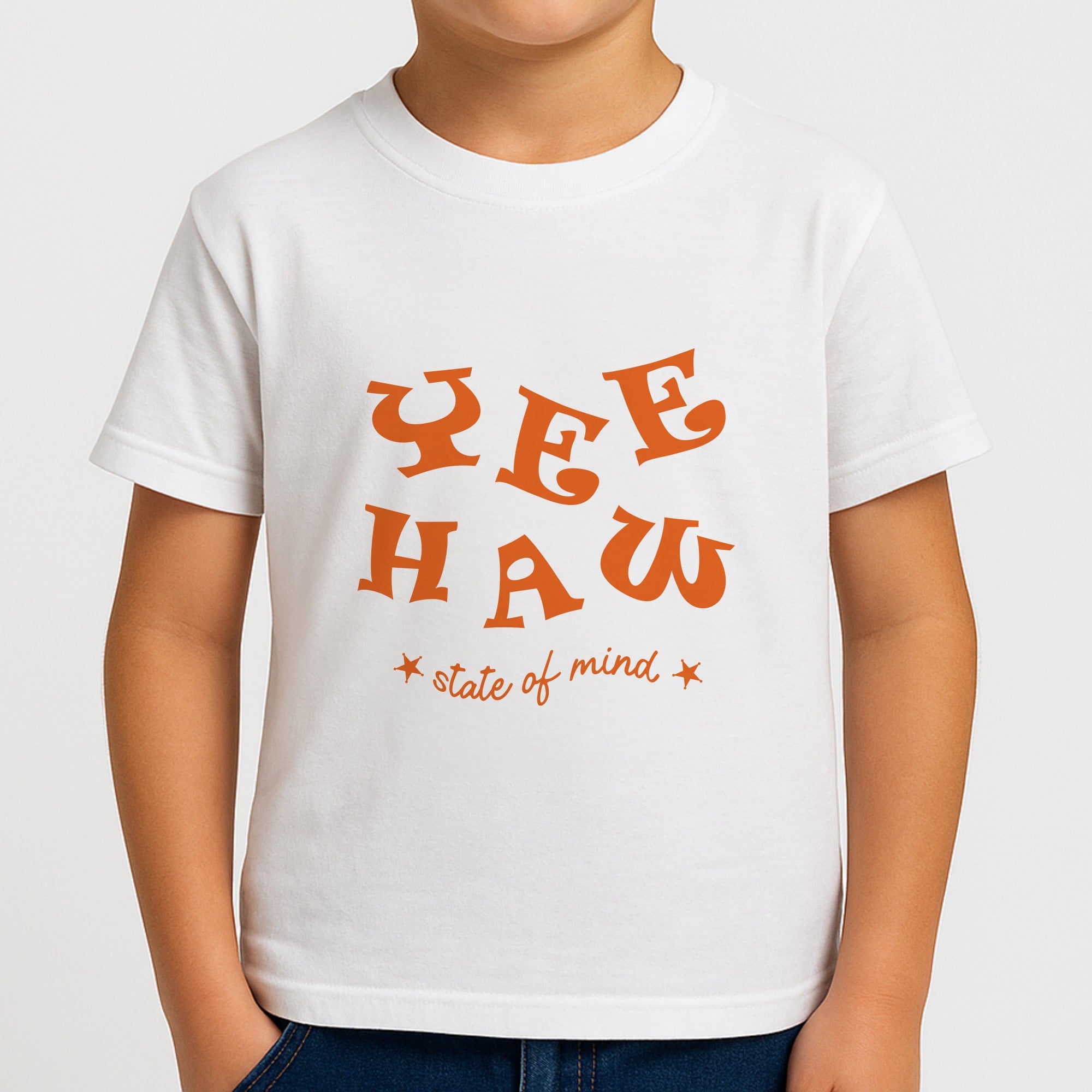 Yee-Haw State Of Mind Boys T-Shirt