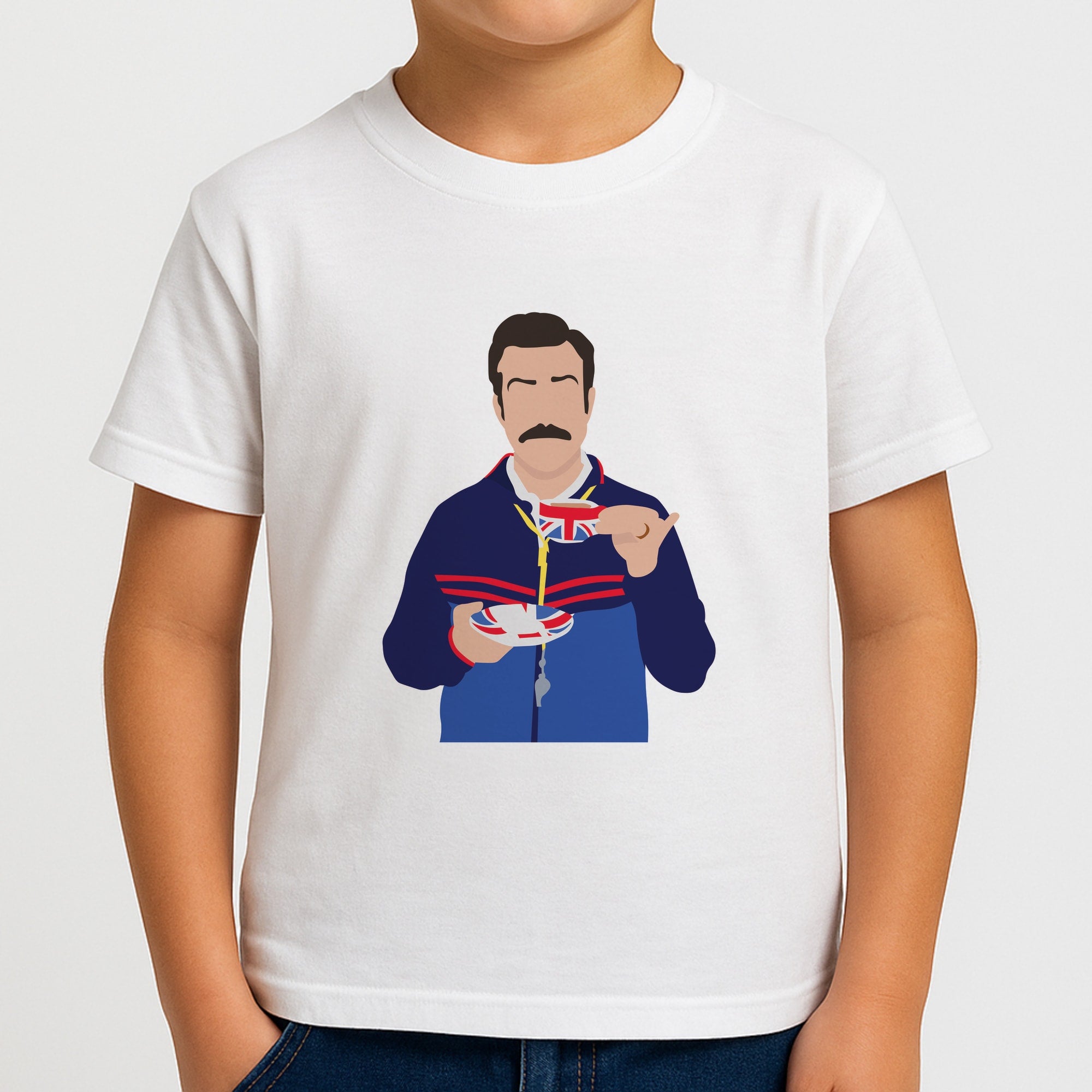 Ted Drinking Tea Boys T-Shirt