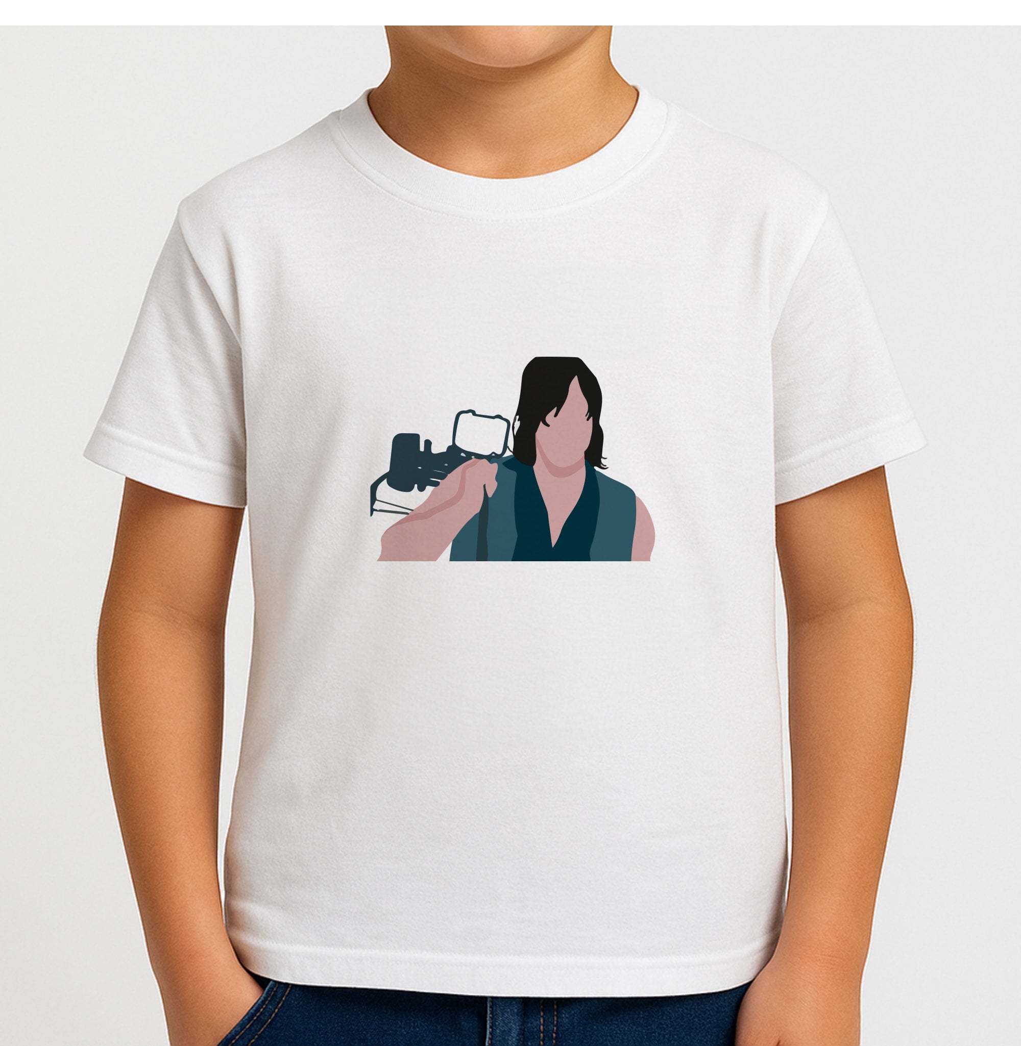 Daryl And His Crossbow - TWD Boys T-Shirt