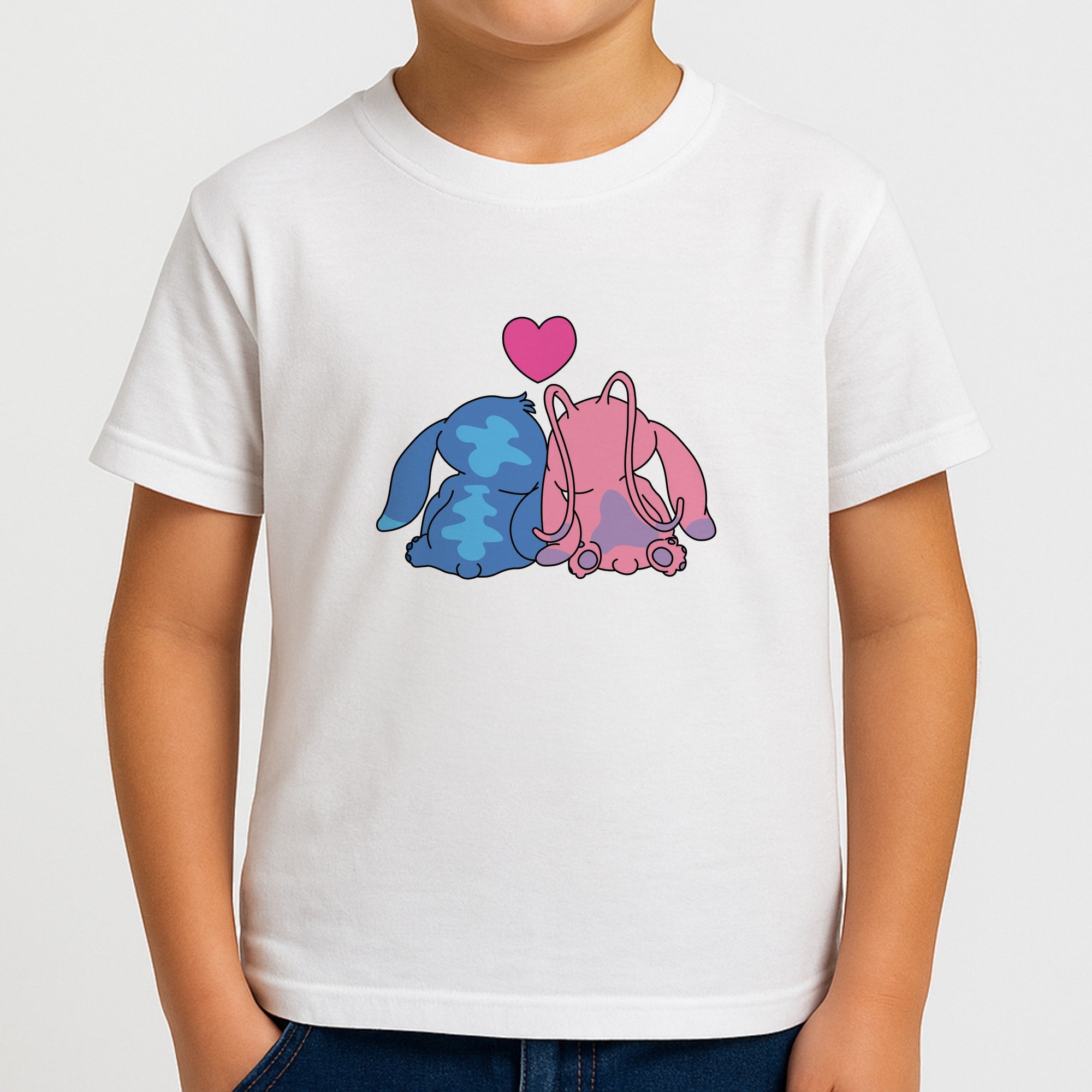 In Love - Pink Alien Boys T-Shirt
