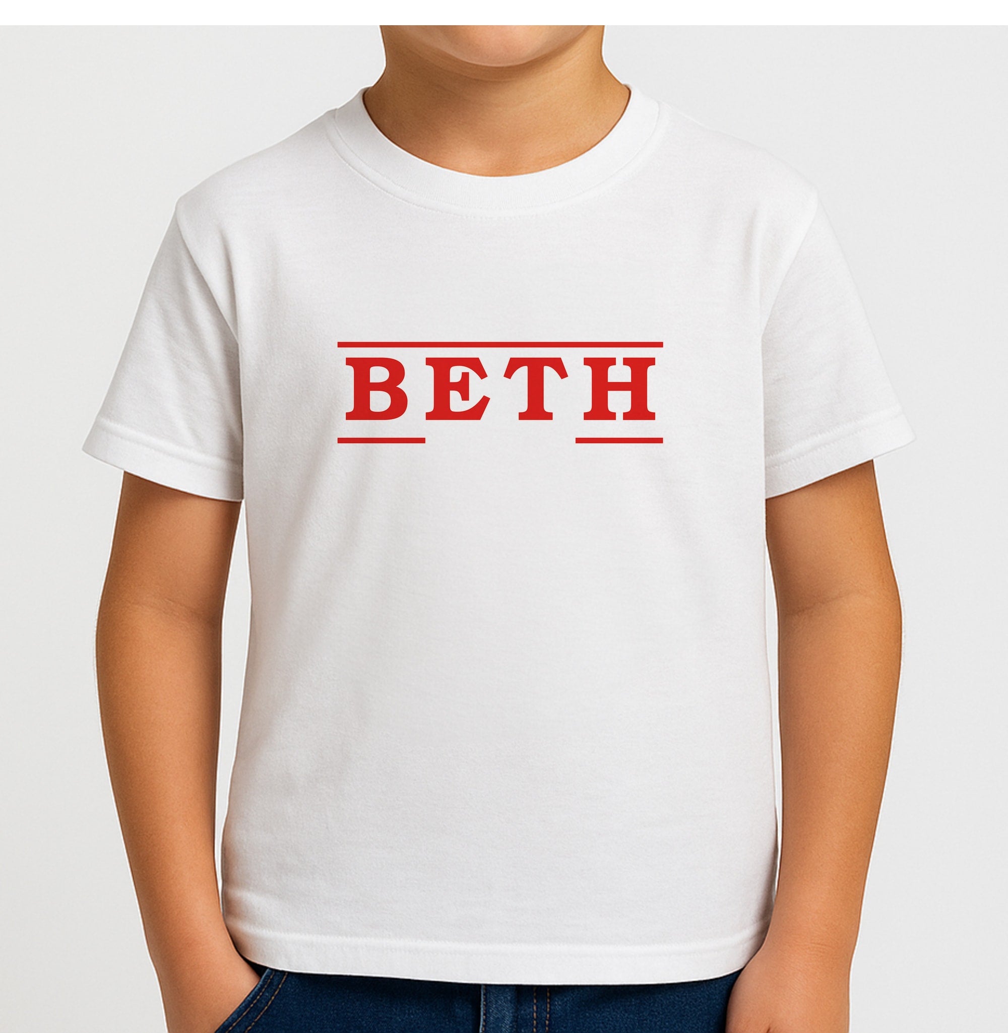 Title - Personalised Stranger Boys T-Shirt