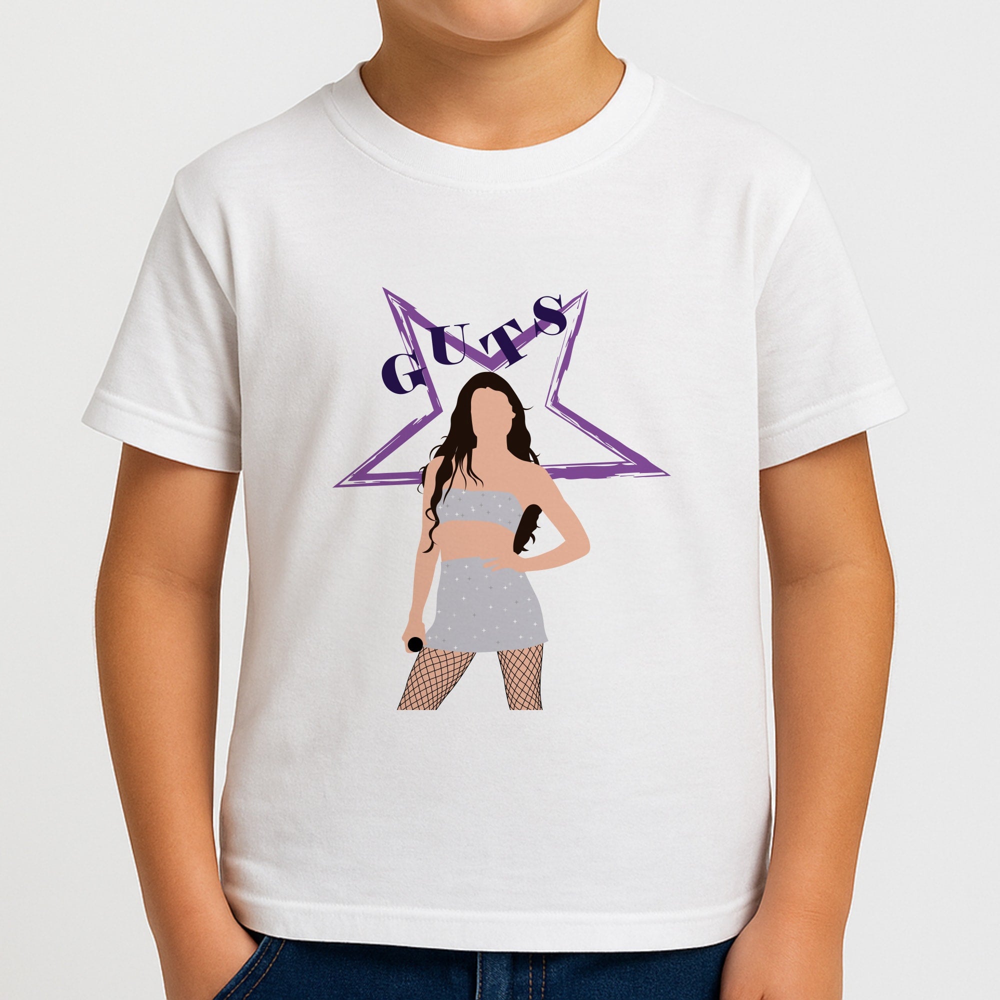 Dark Purple Olivia Boys T-Shirt