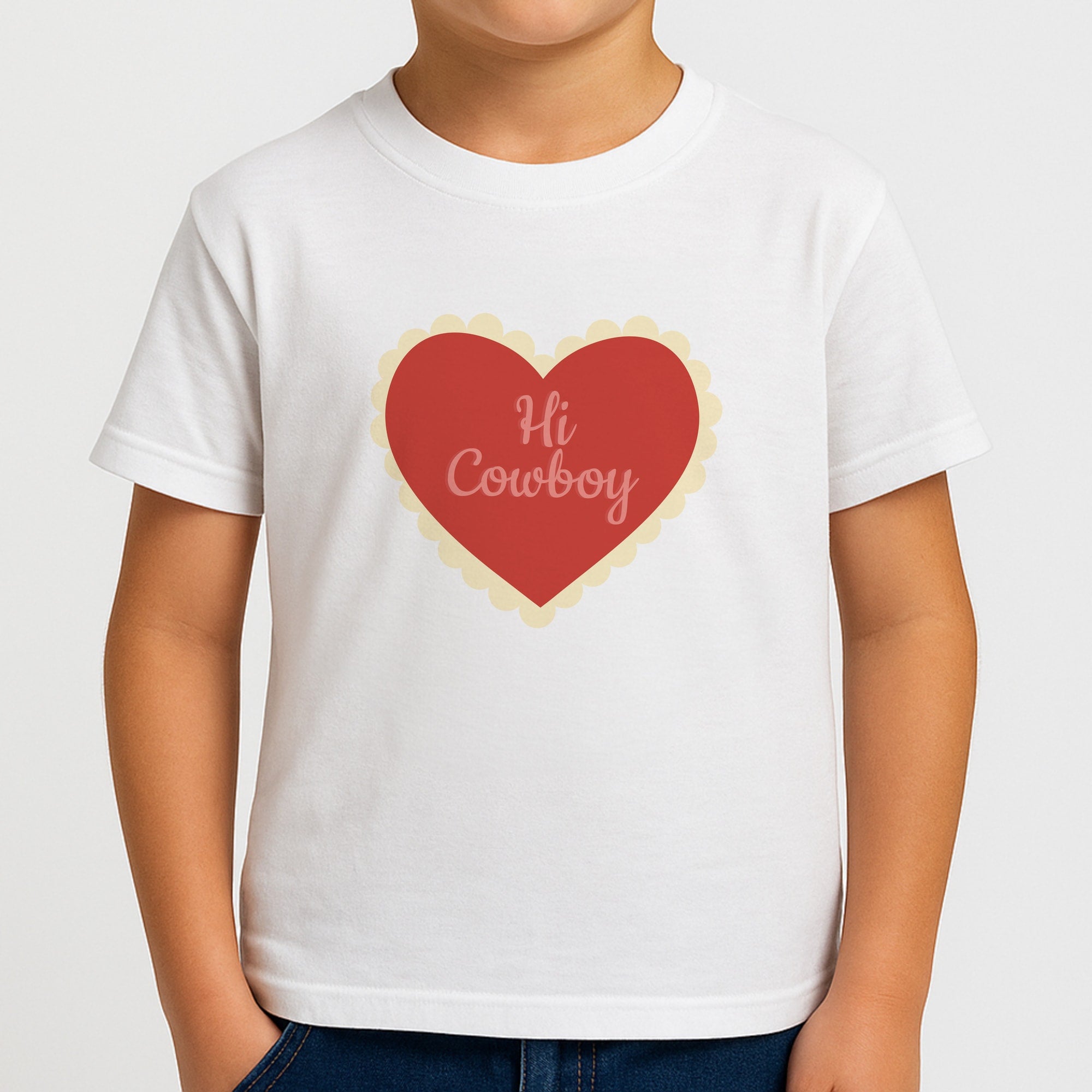 Hi Cowboy - Western Boys T-Shirt