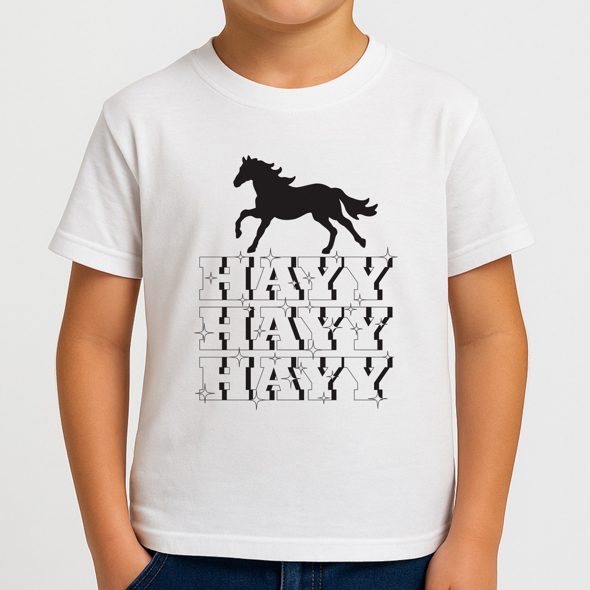 Hayy Hayy Hayy - Horses Boys T-Shirt