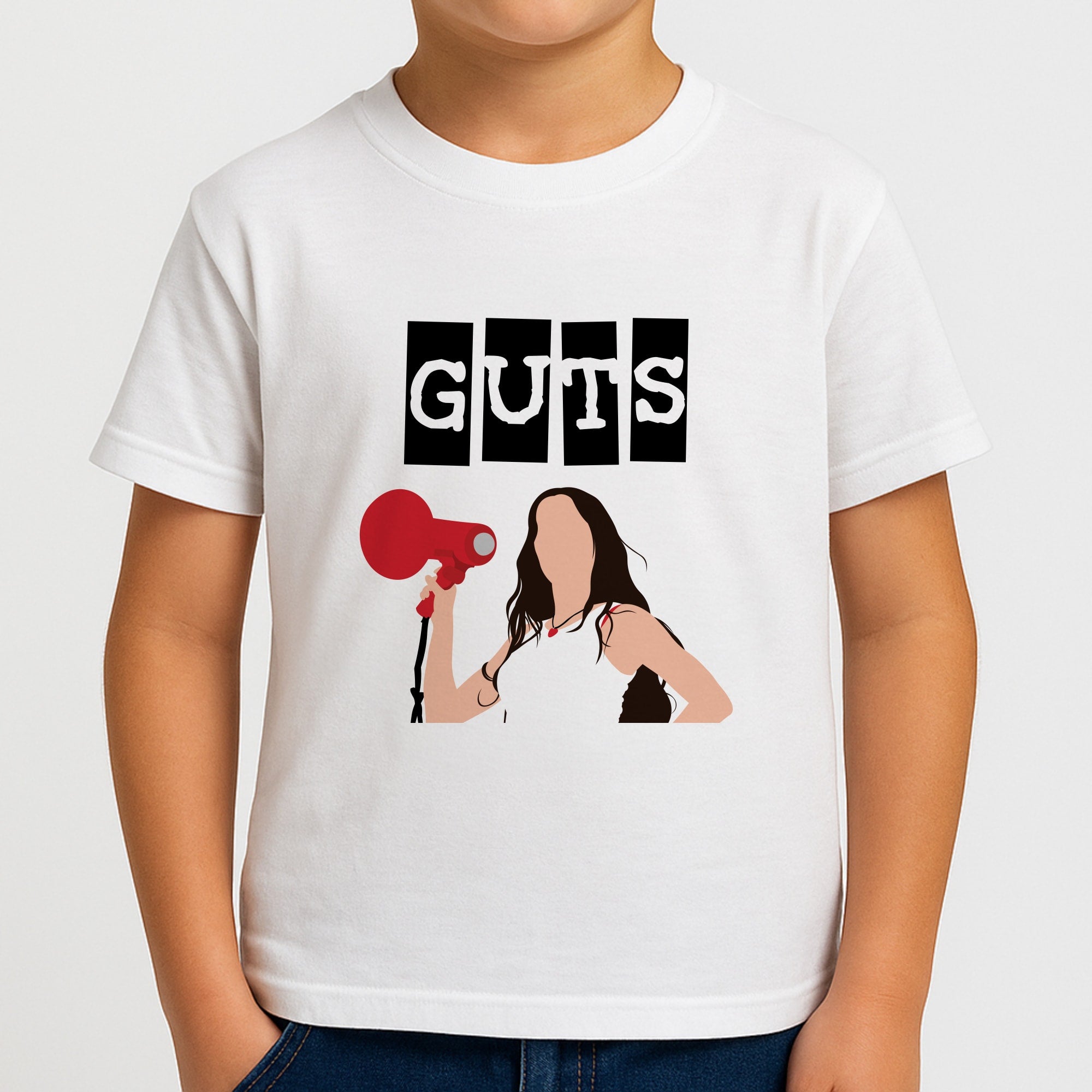Olivia Red Megaphone Boys T-Shirt