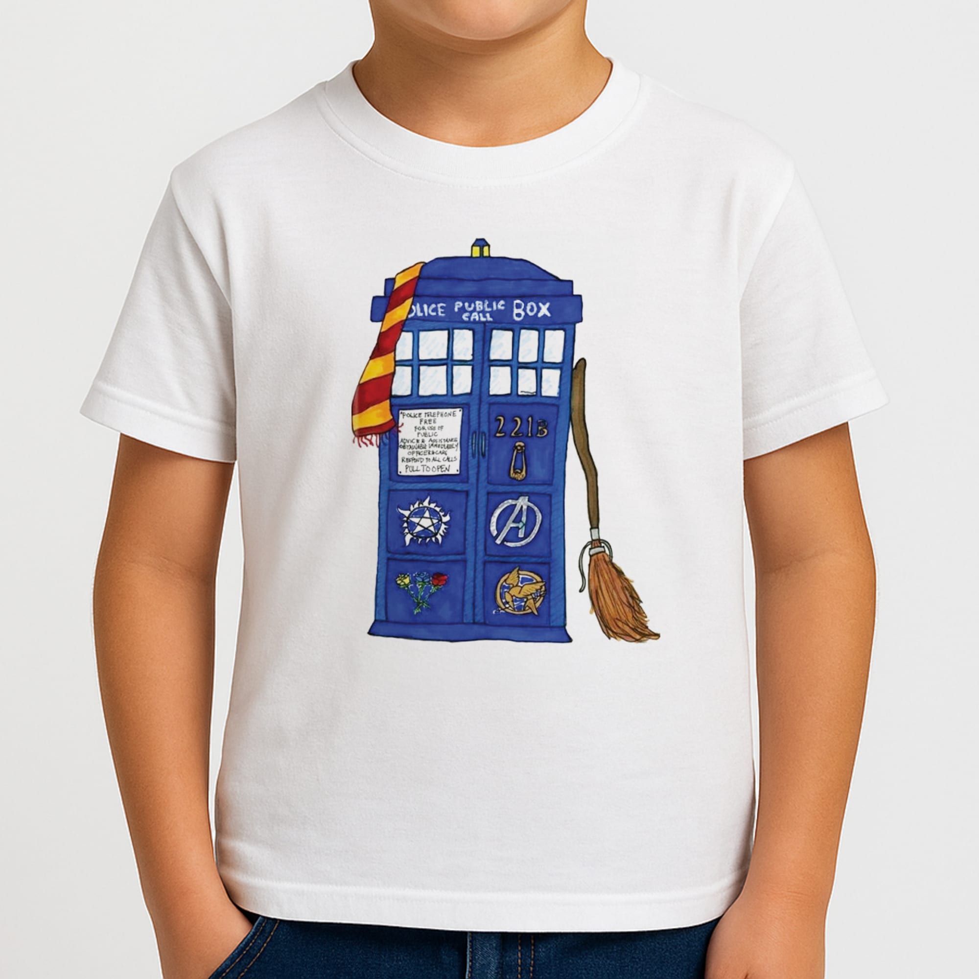 Multifandom Cartoon Kids T-Shirt