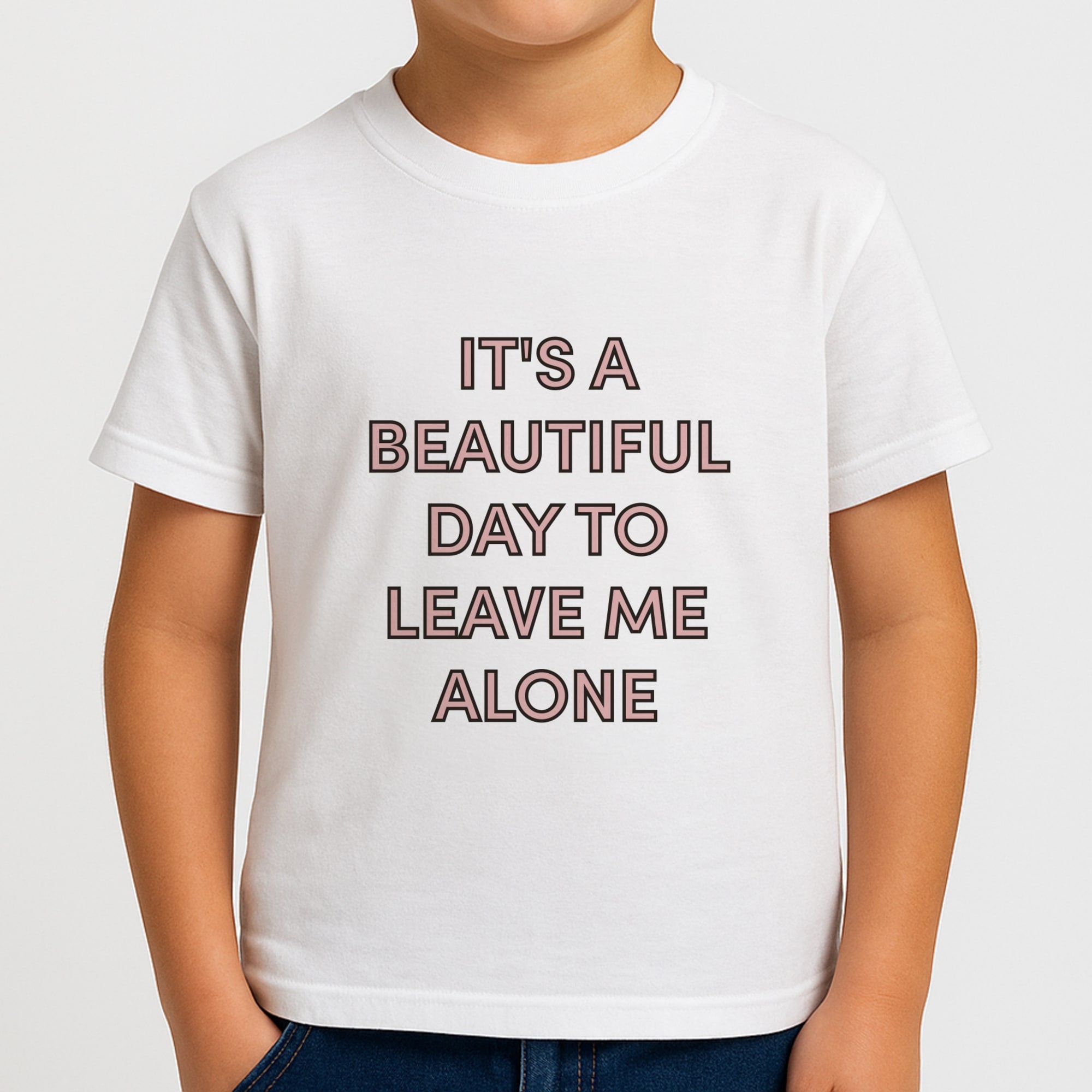 It's A Beautiful Day To Leave Me Alone Boys T-Shirt