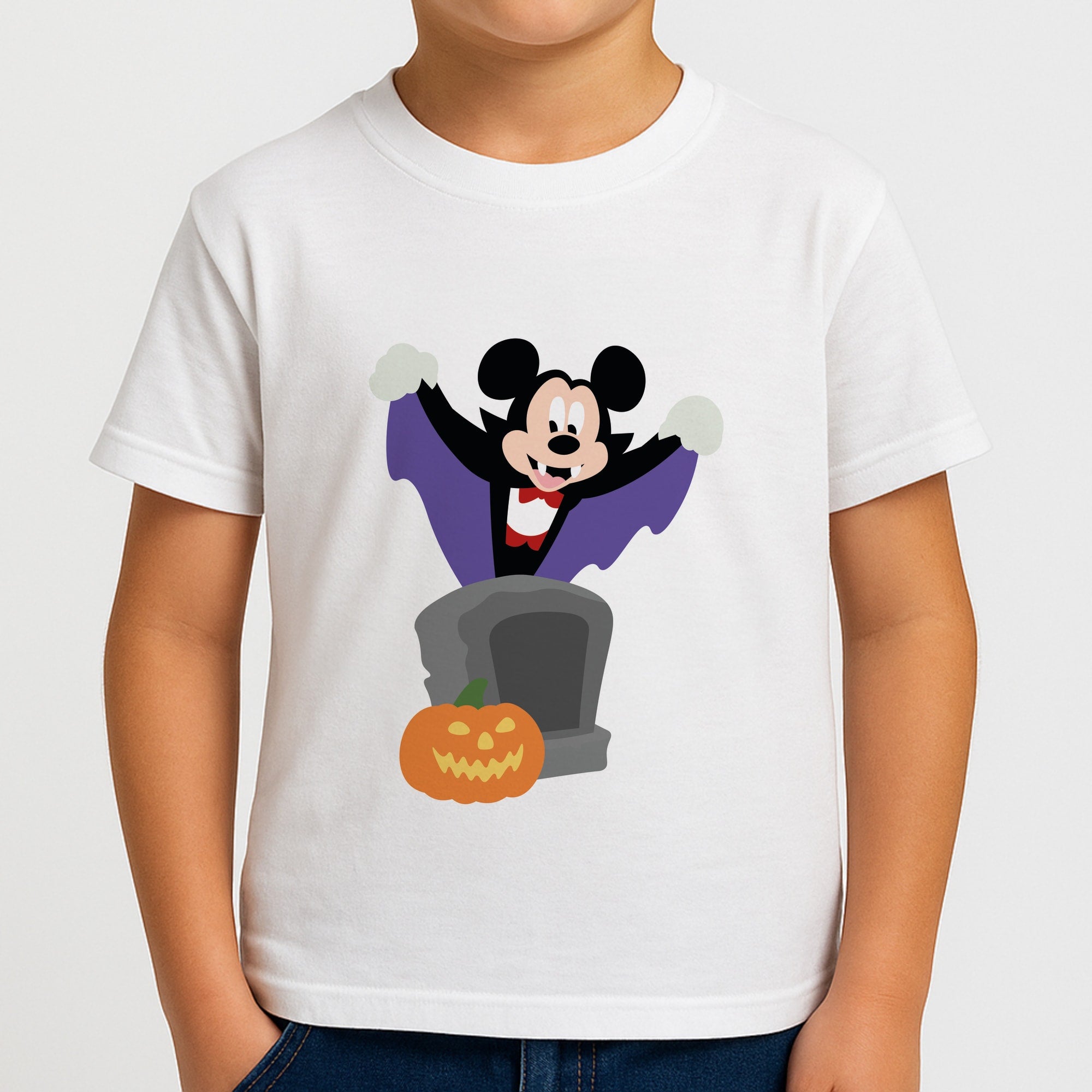 Vampire Mouse Halloween Boys T-Shirt