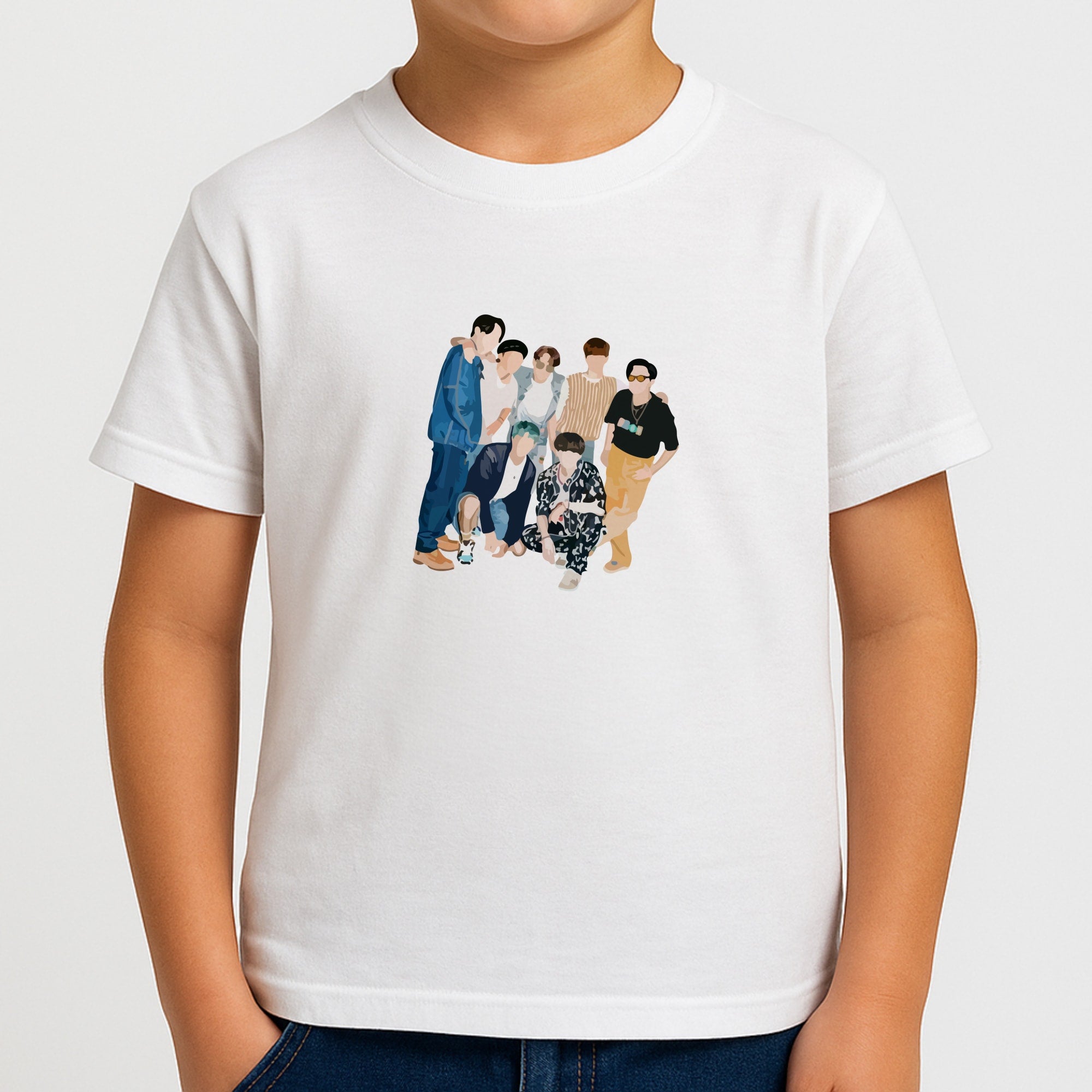 Casual K-Pop Band Band Boys T-Shirt
