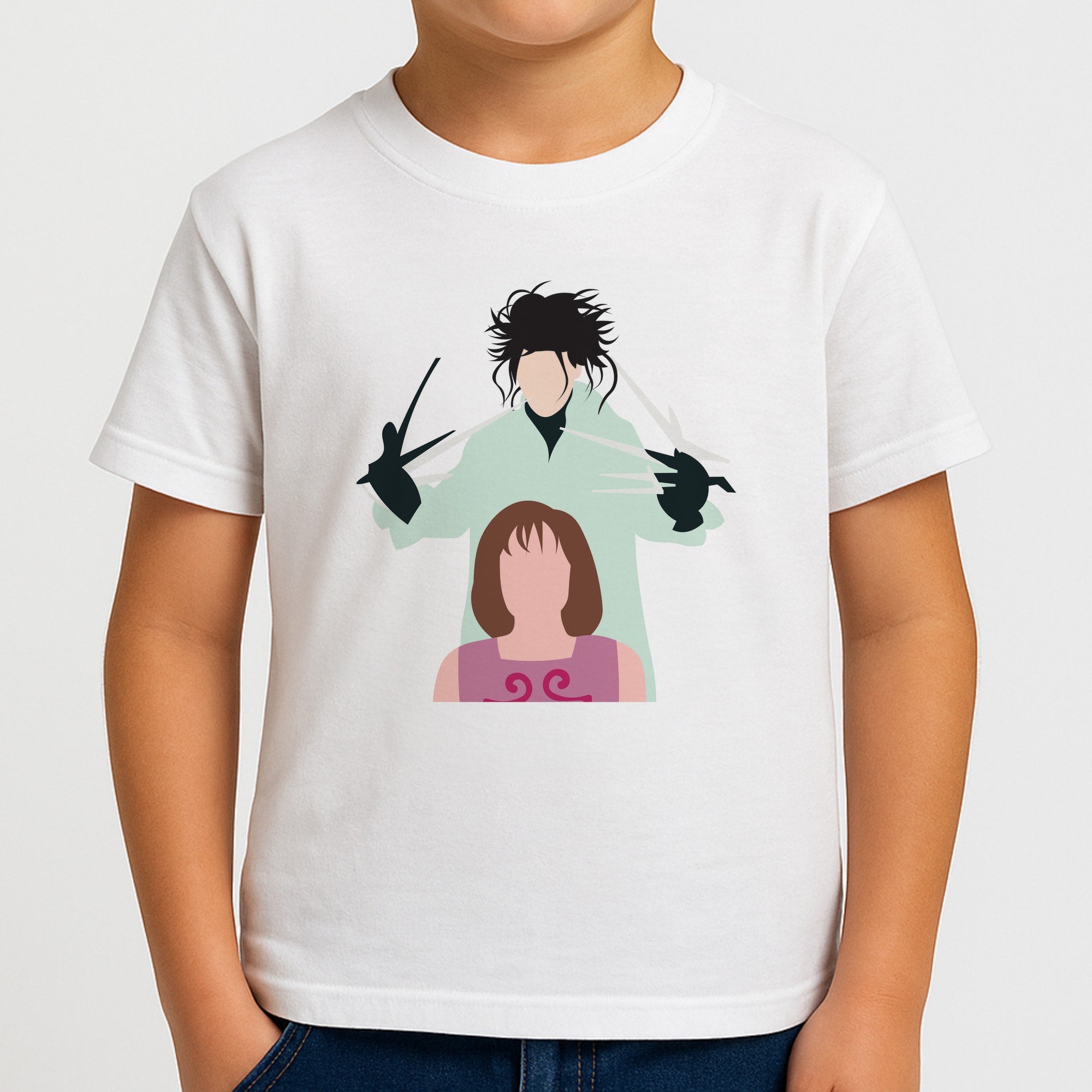Standing - Scissorhands Kids T-Shirt