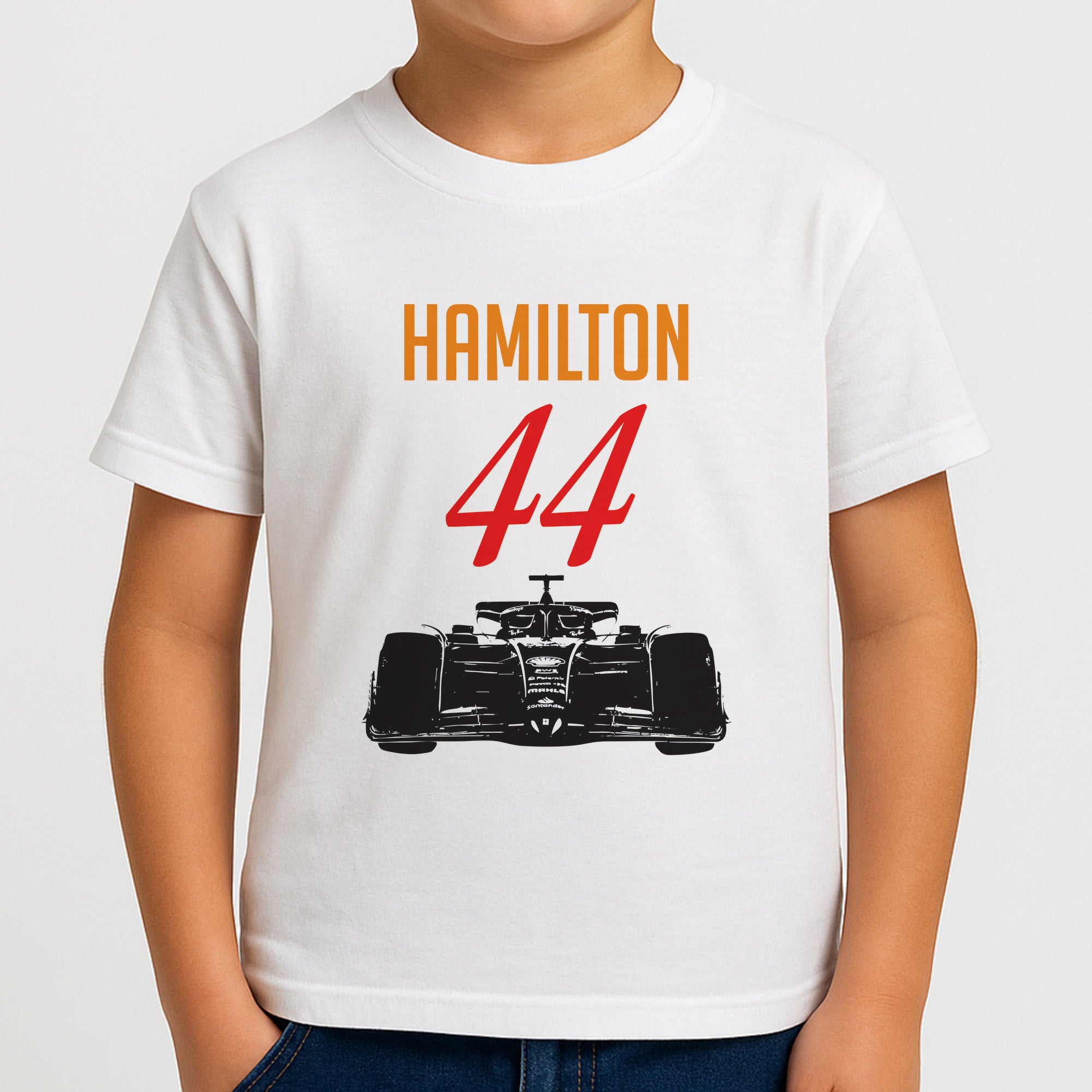 F1 Car Hamilton Boys T-Shirt