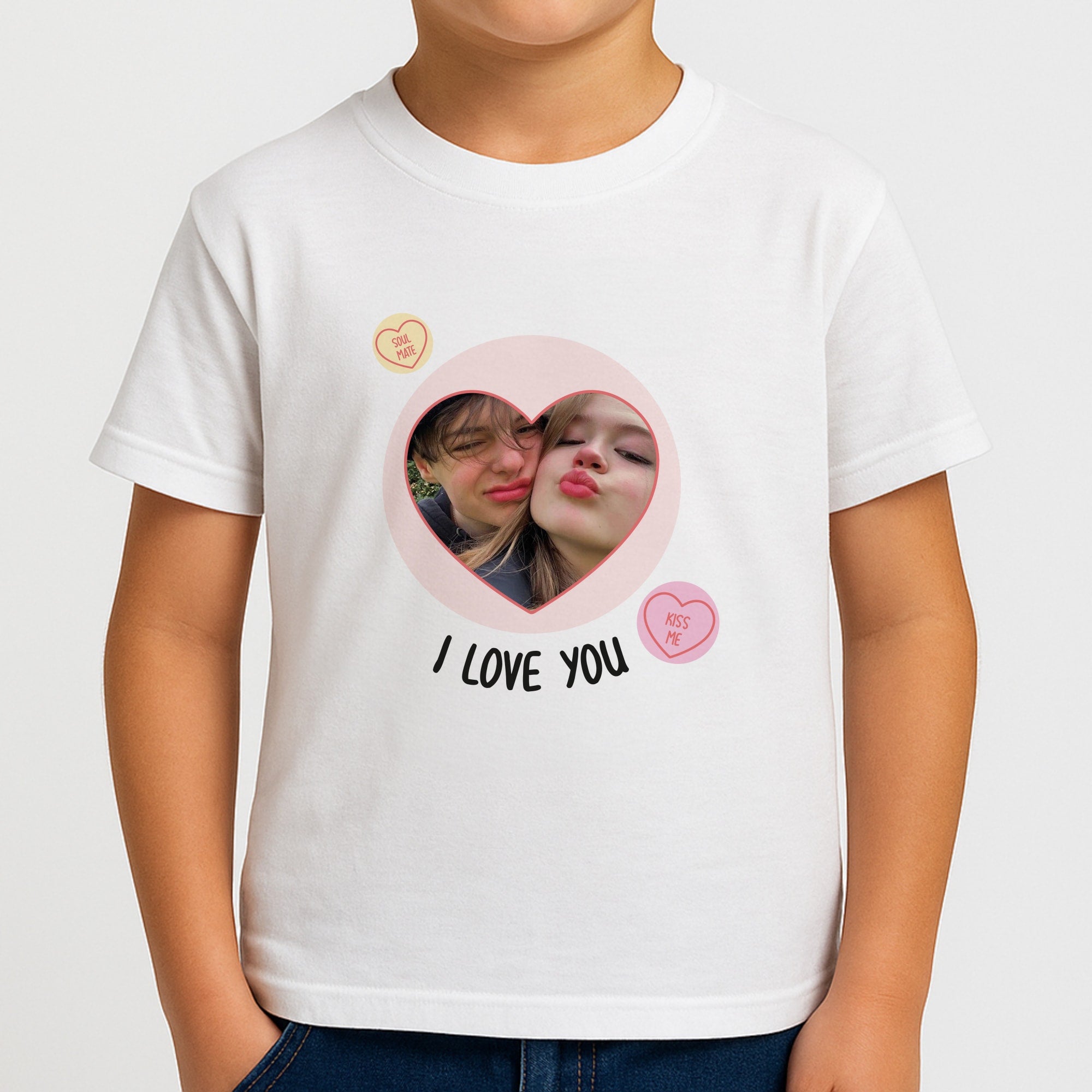 I Love You - Personalised Couples Boys T-Shirt