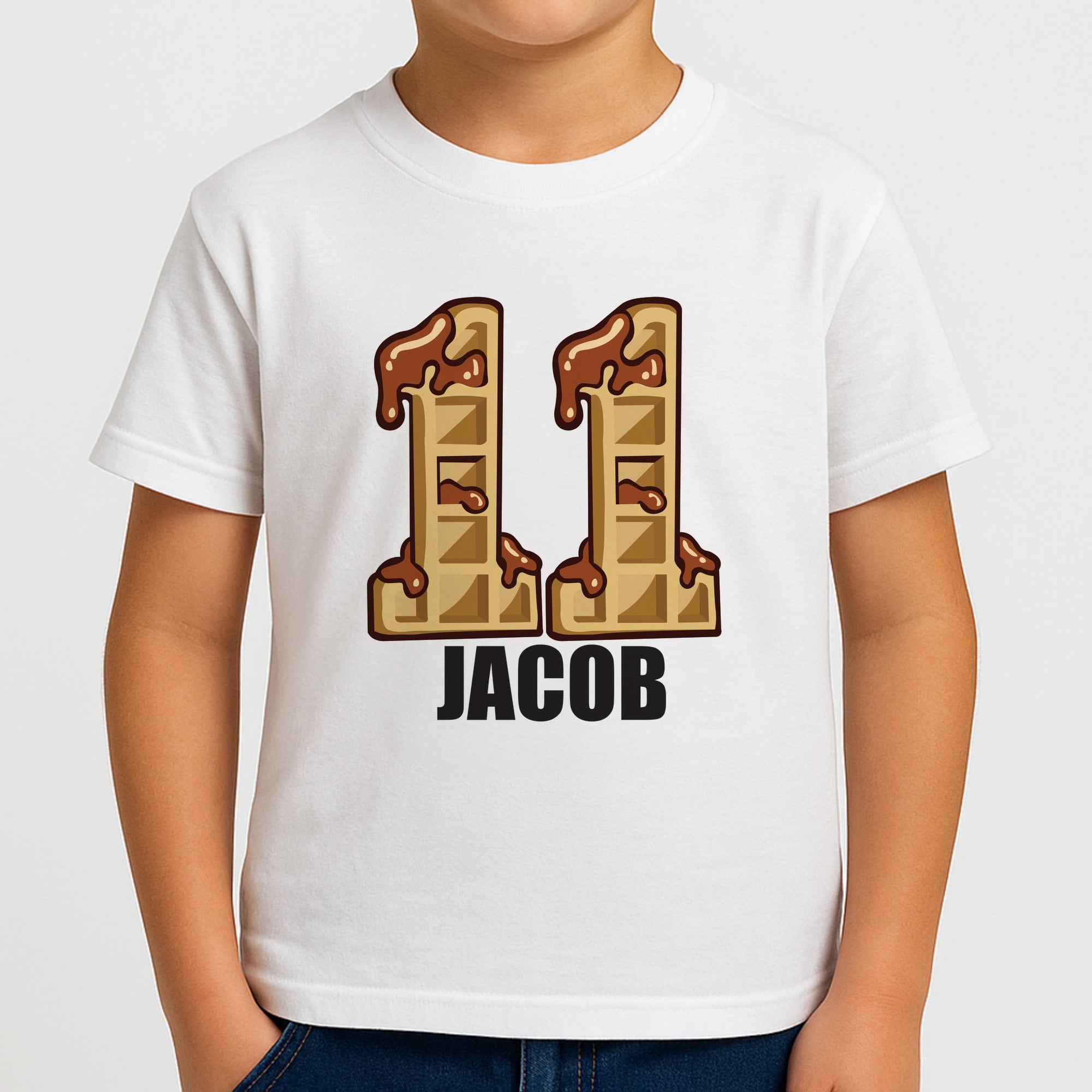 Eleven - Personalised Stranger Boys T-Shirt