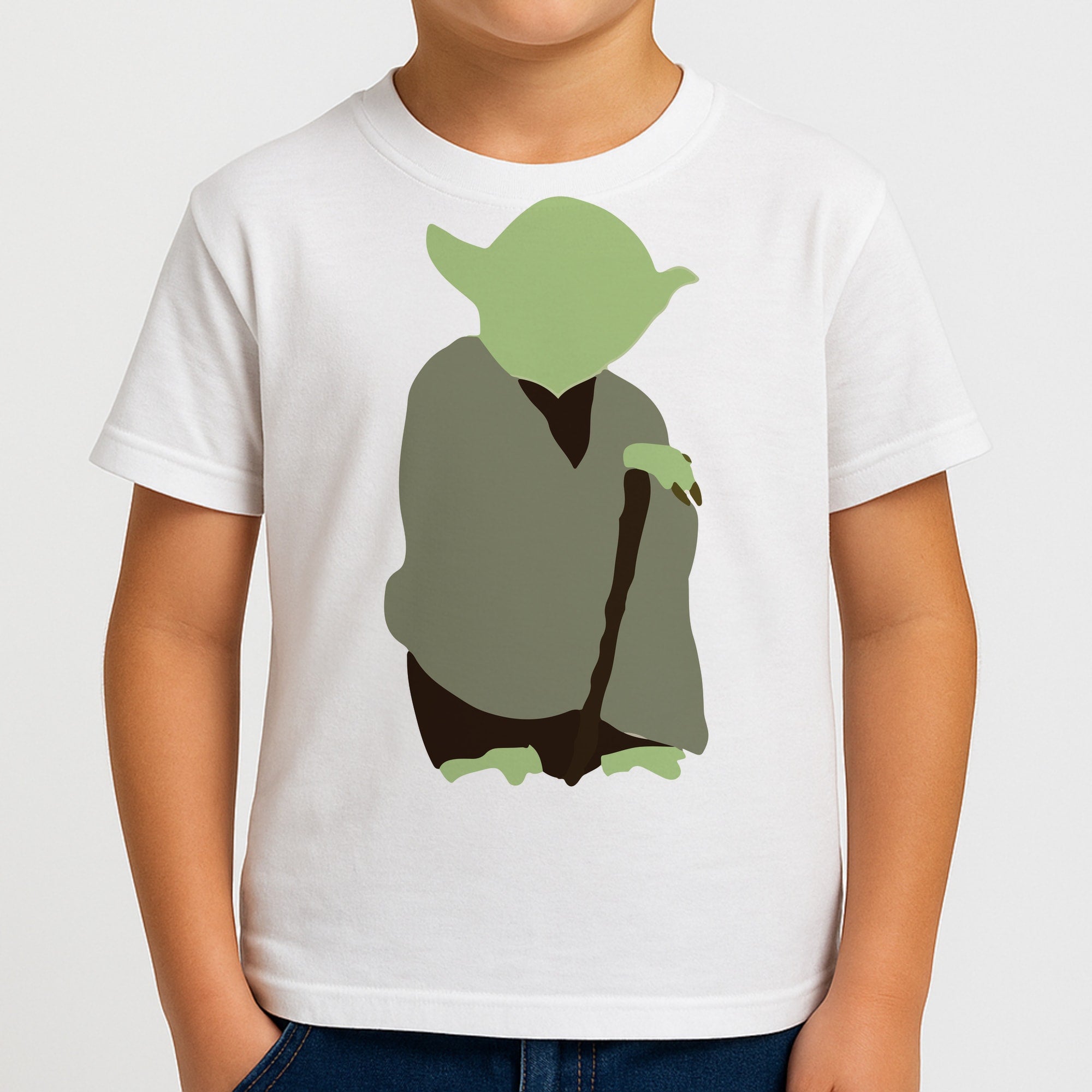 Yoda Faceless Kids T-Shirt