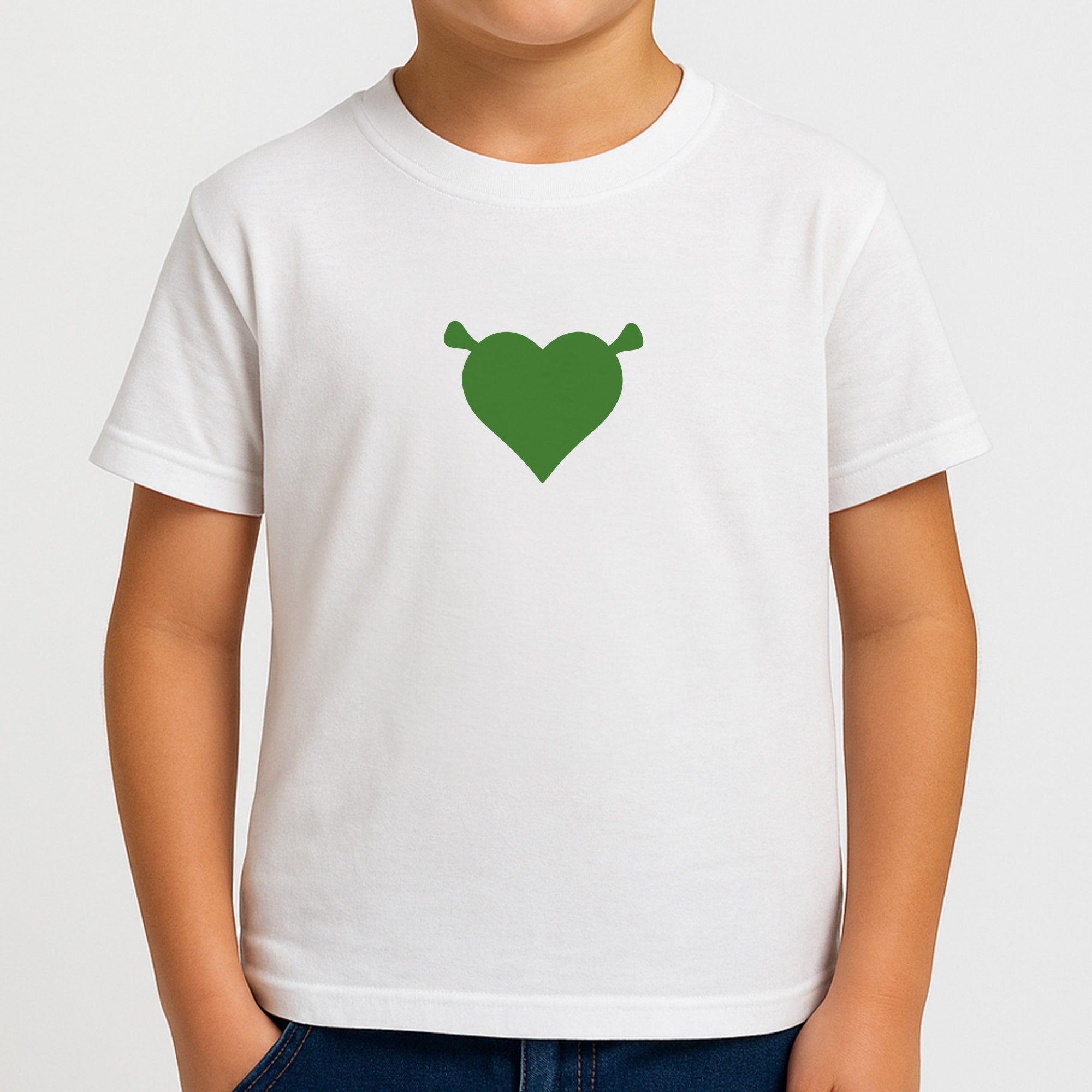 Green Ogre Heart Boys T-Shirt