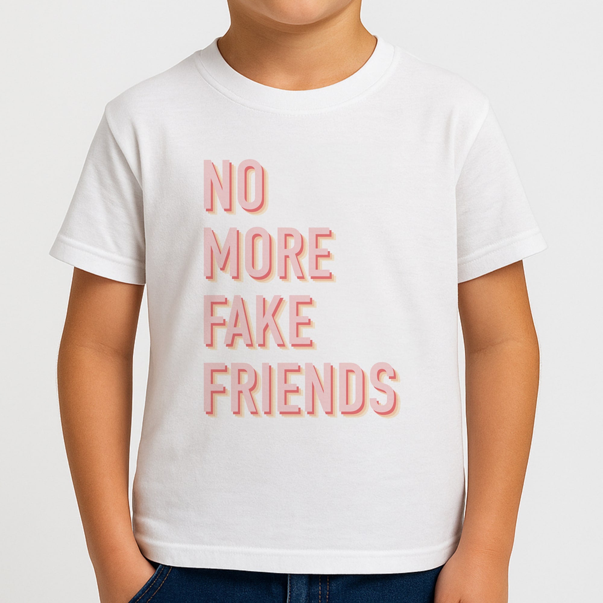 No More Fake Friends Boys T-Shirt