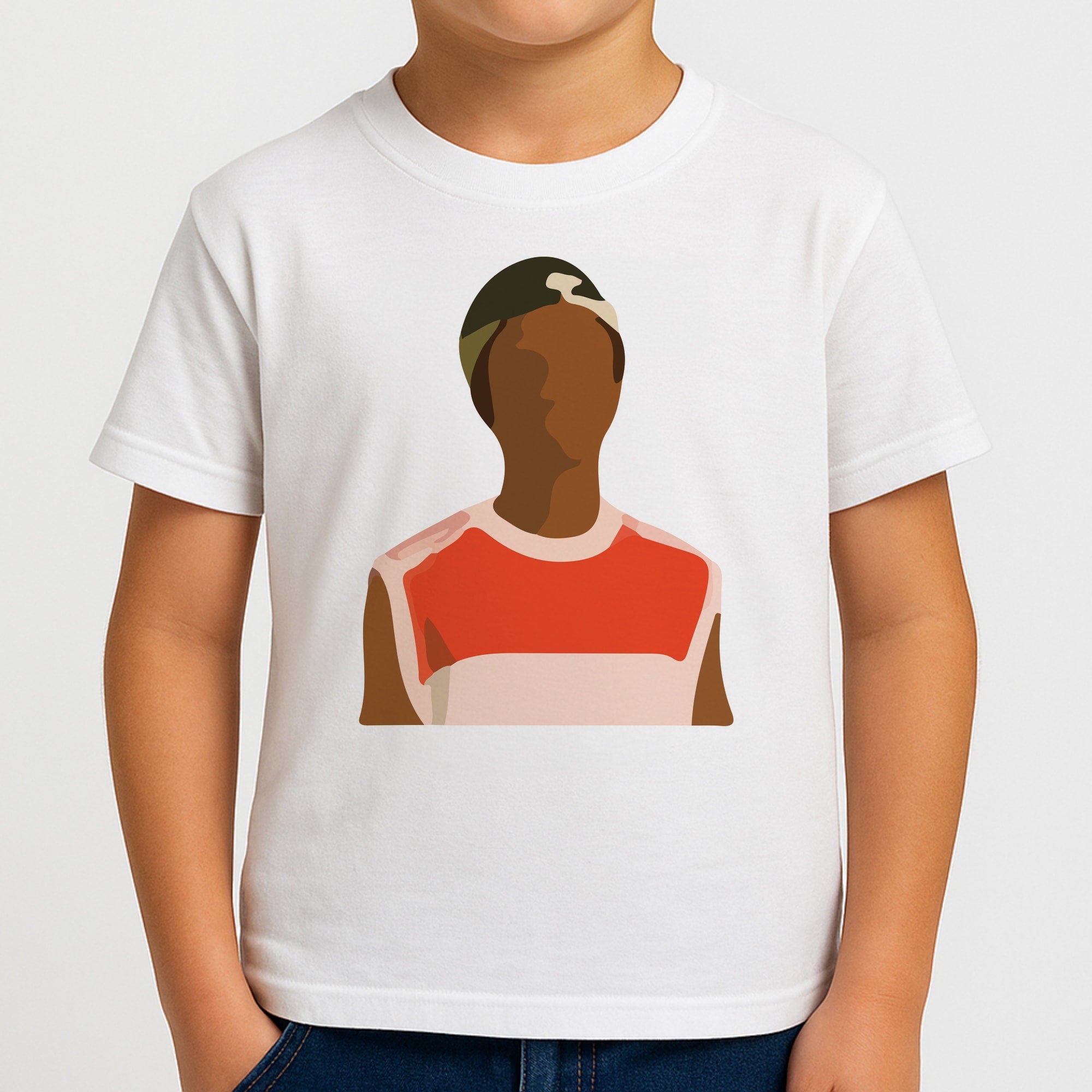Faceless Lucas - Stranger Things Kids T-Shirt