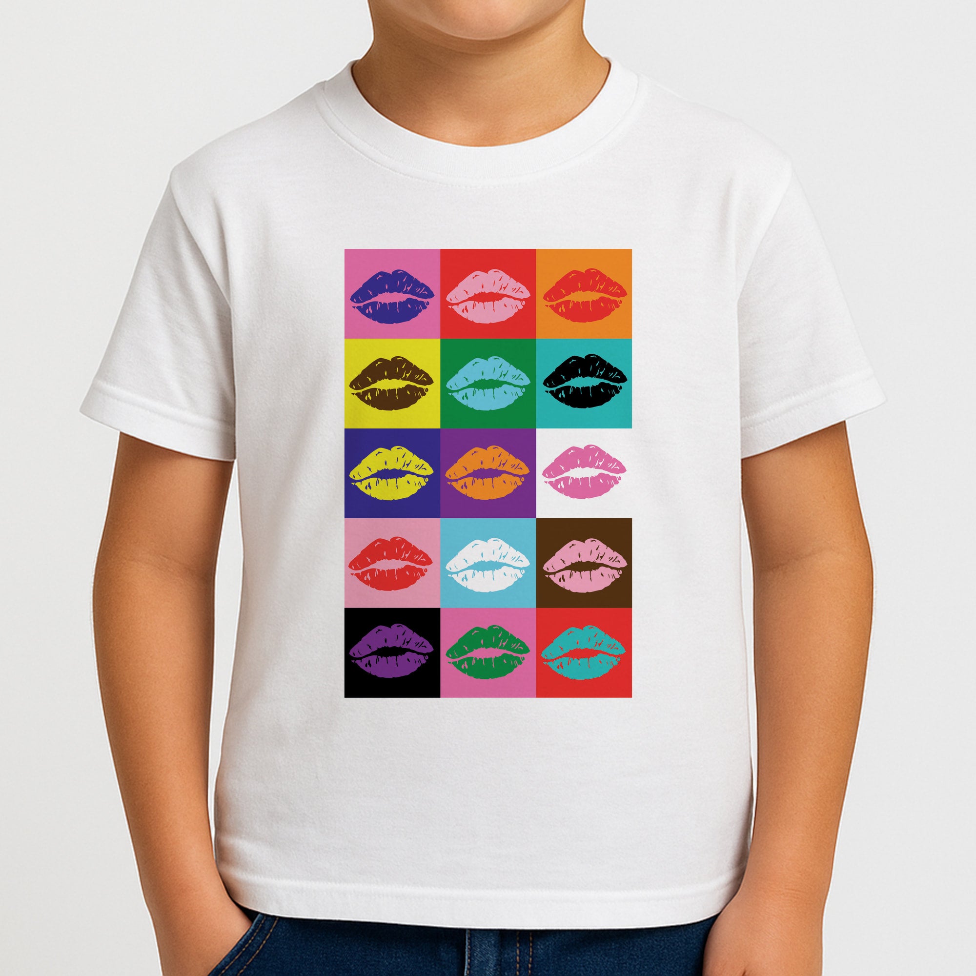 Lips Collage - Pride Boys T-Shirt