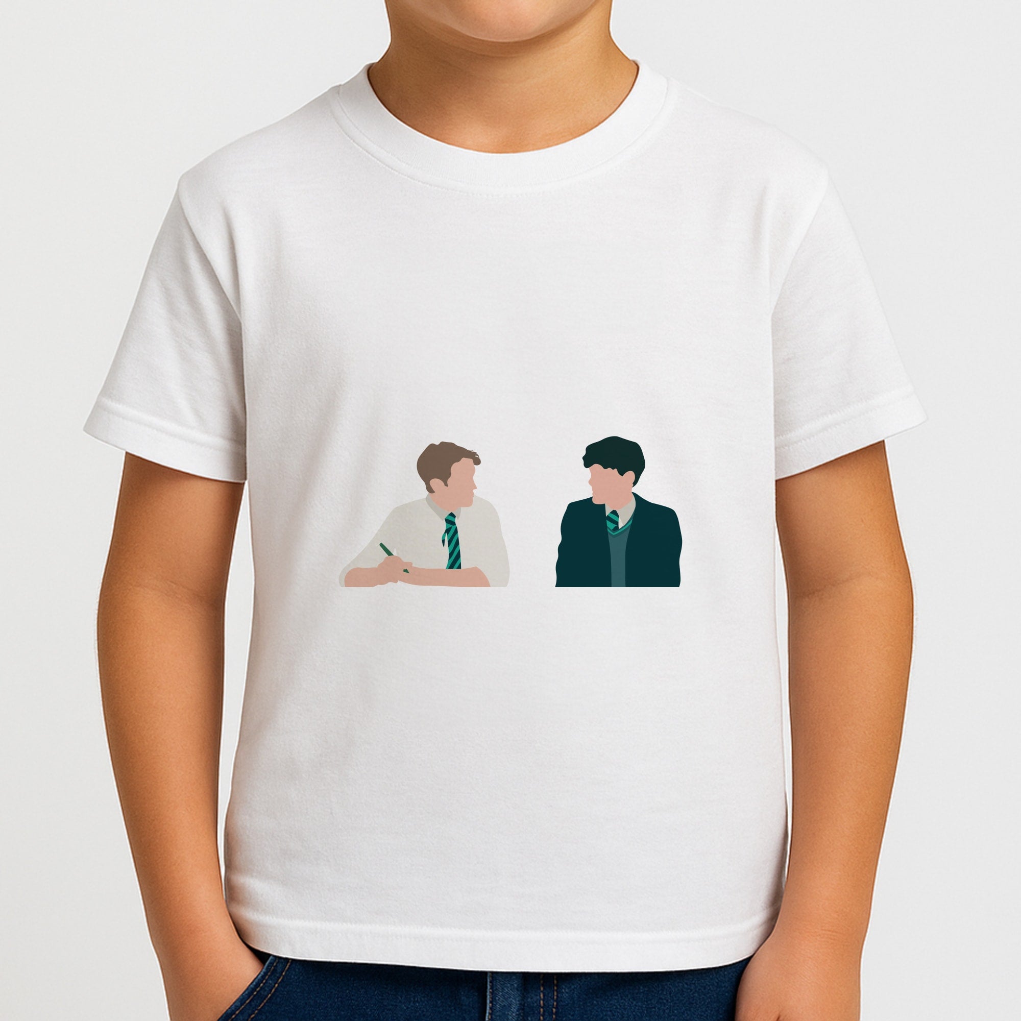 Blue And Yellow - Heart TV Boys T-Shirt