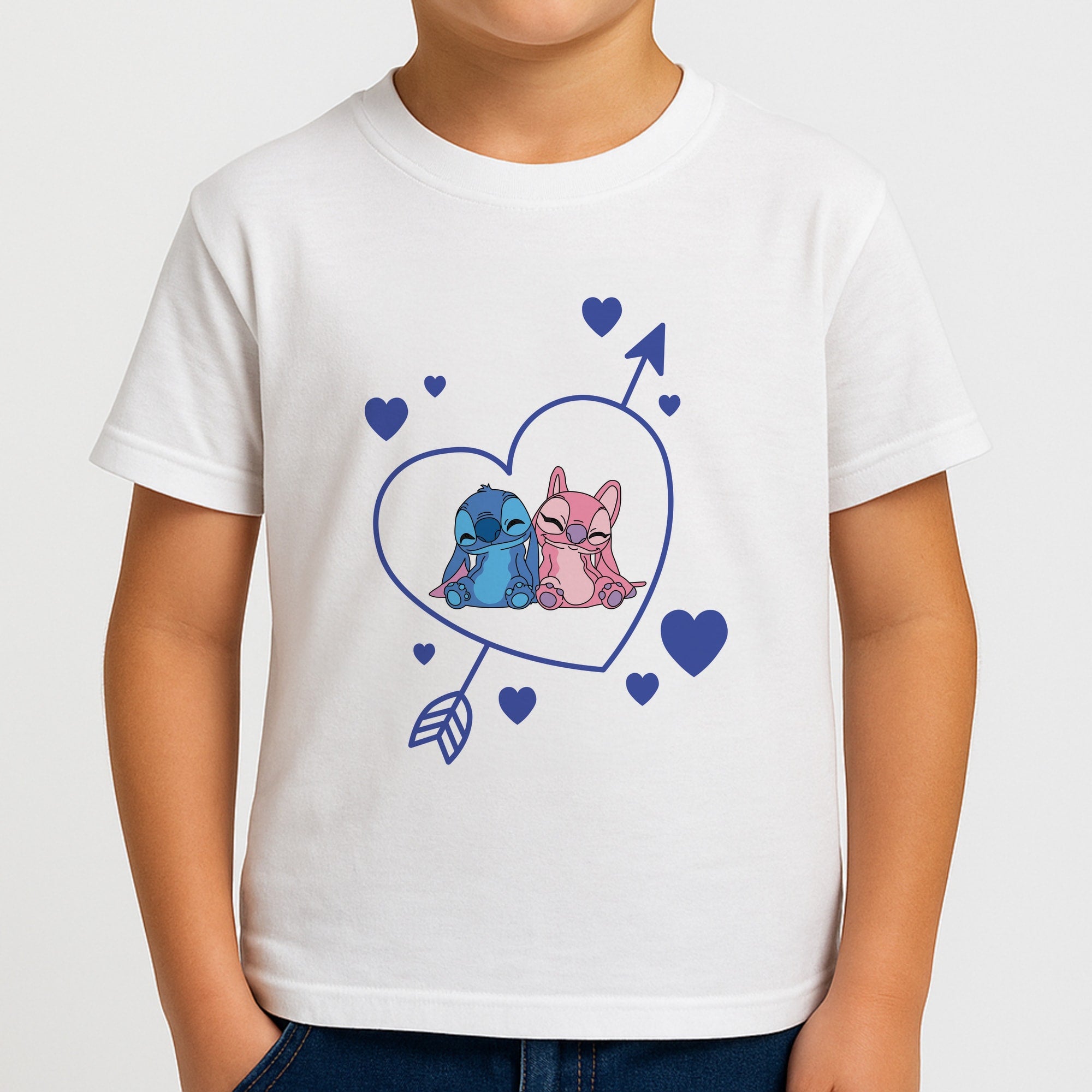 Arrow Heart - Pink Alien Boys T-Shirt