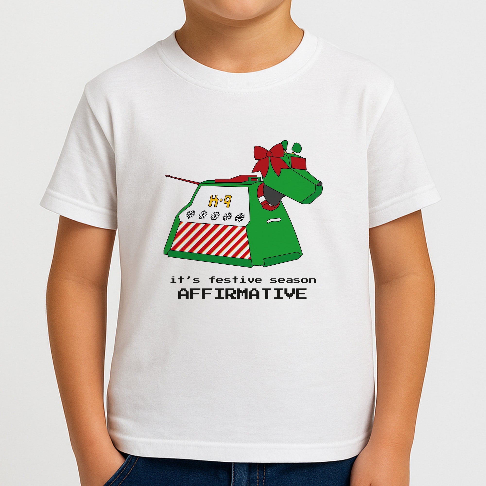 K9 Festive Season - Doctor Who Boys T-Shirt
