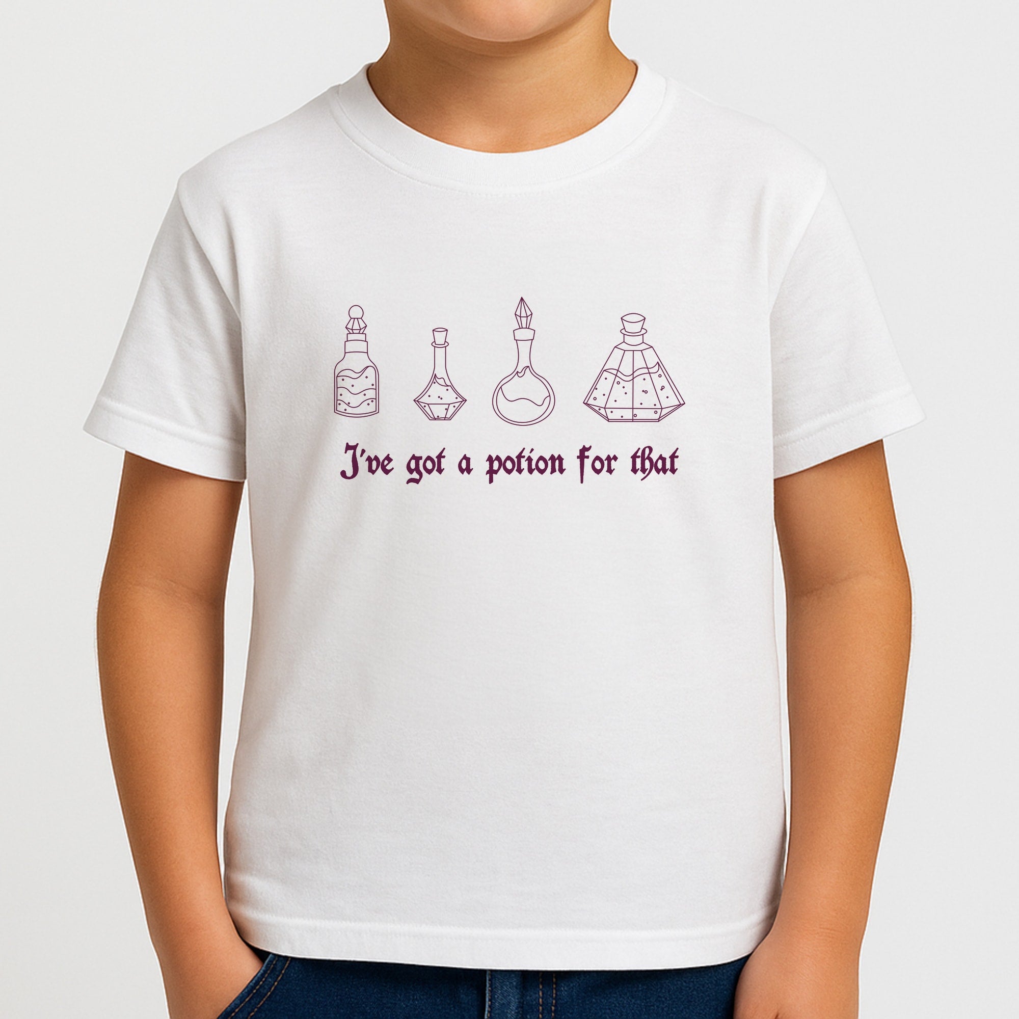 I've Got A Potion For You Dark Pink Boys T-Shirt