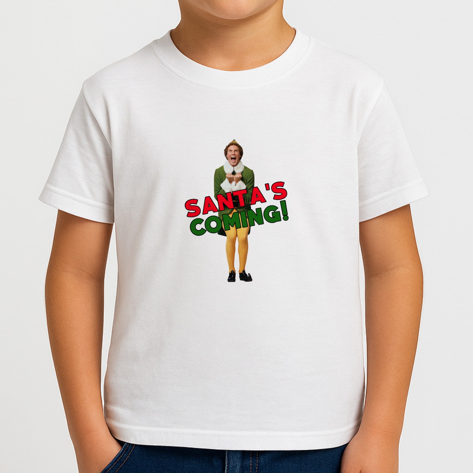 Buddy The Elf - Santa's Coming! Boys T-Shirt