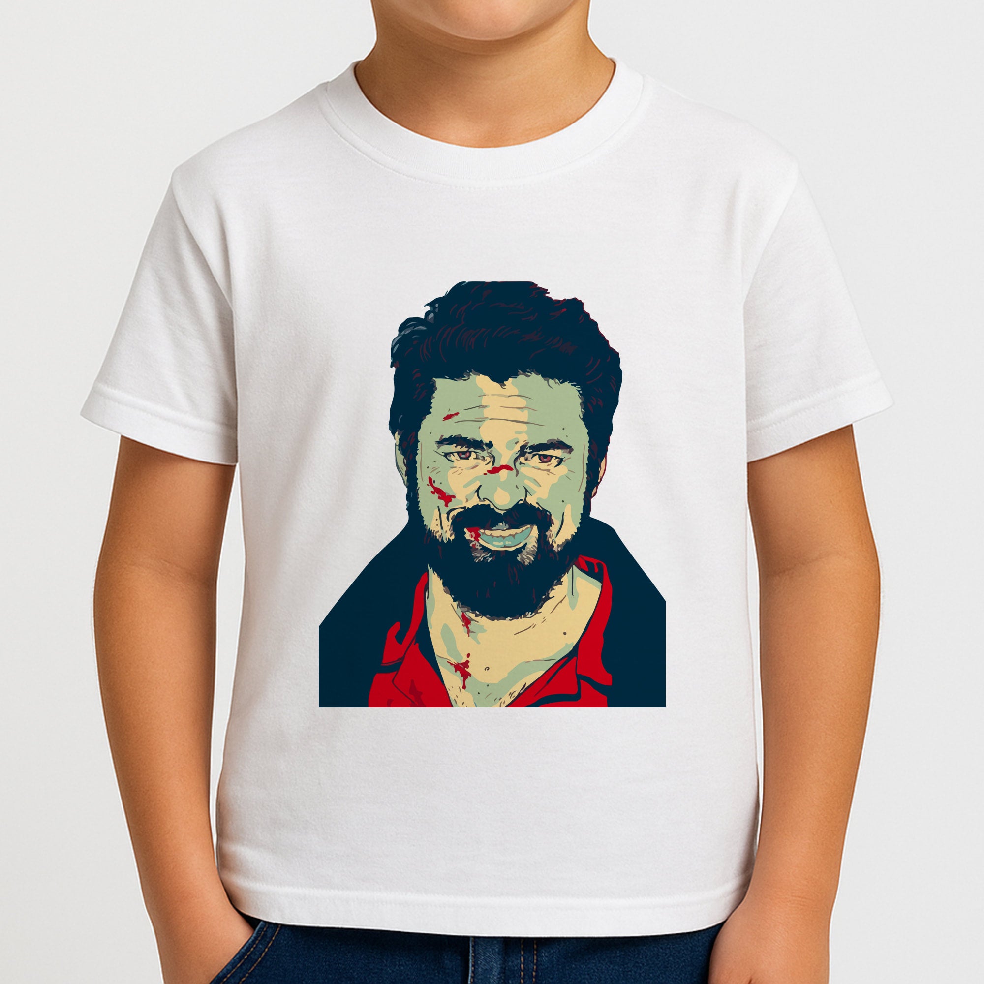 Billy Butcher Face Boys T-Shirt