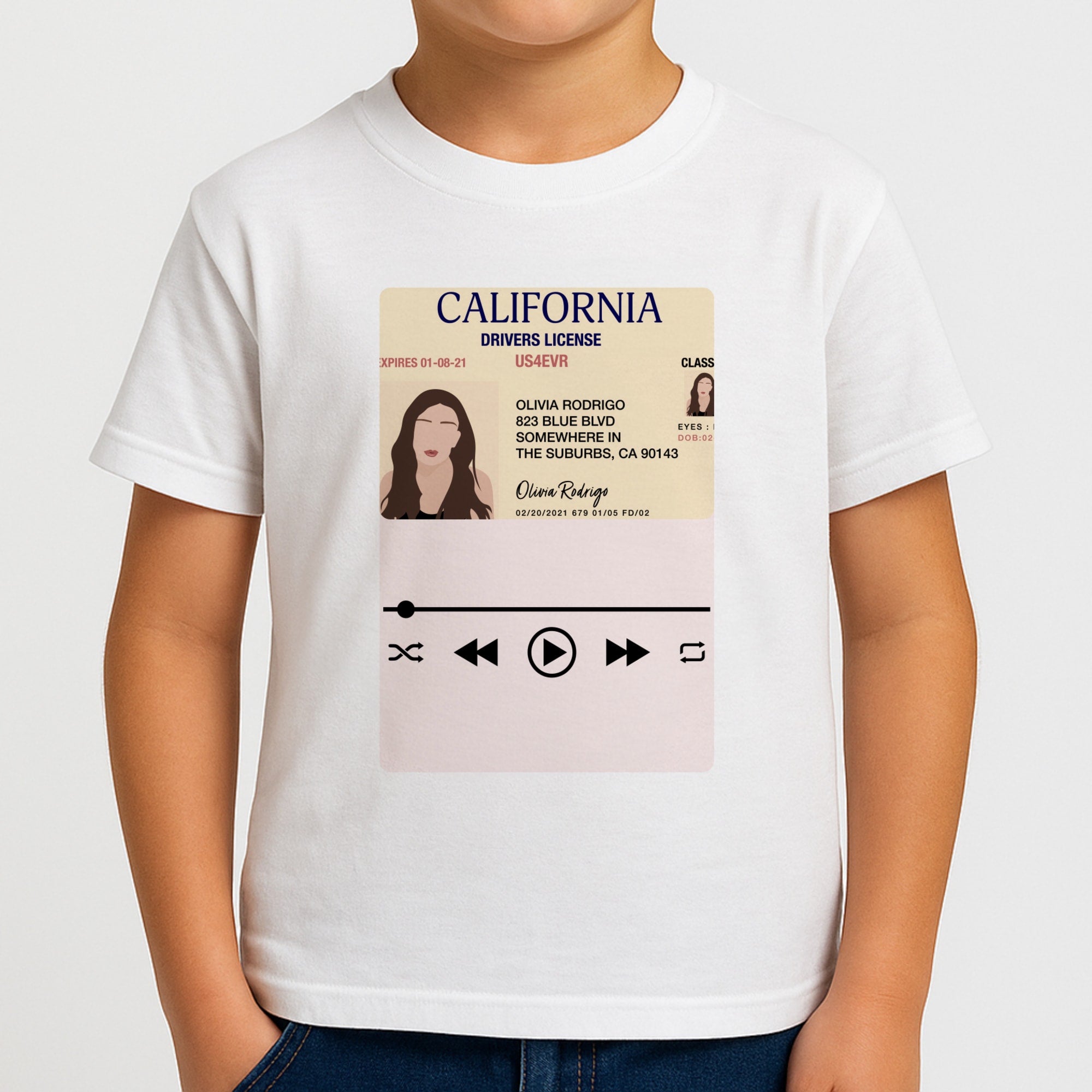 Drivers License - Olivia TikTok Boys T-Shirt