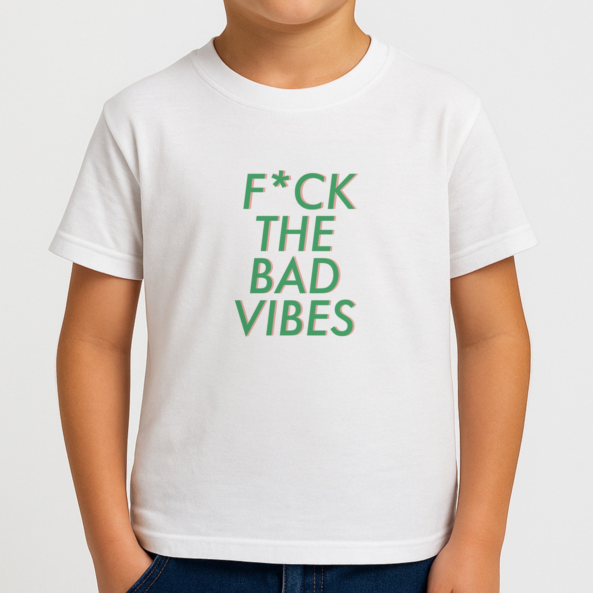 The Bad Vibes - Sassy Quotes Boys T-Shirt
