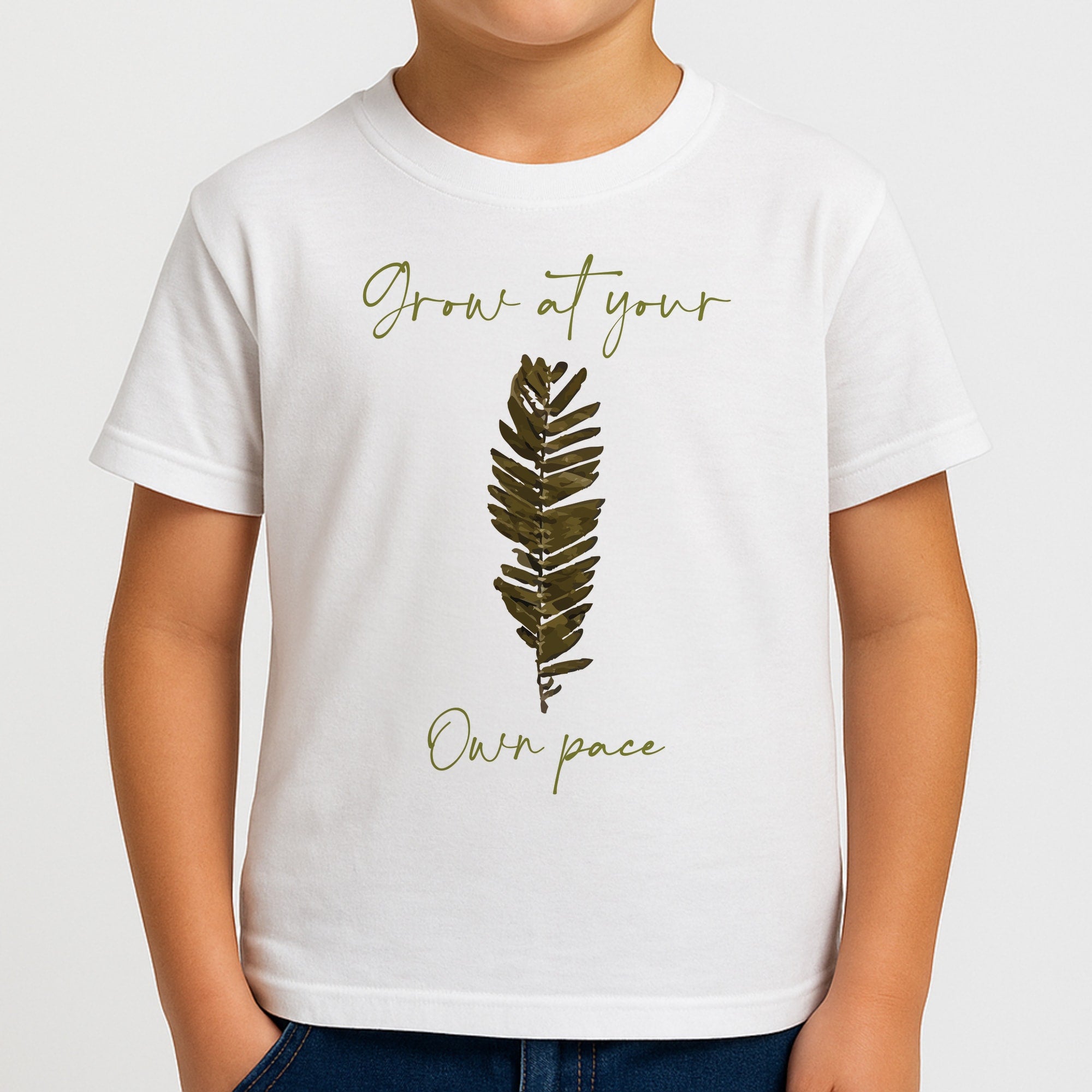 Grow At Your Own Pace Fern Boys T-Shirt