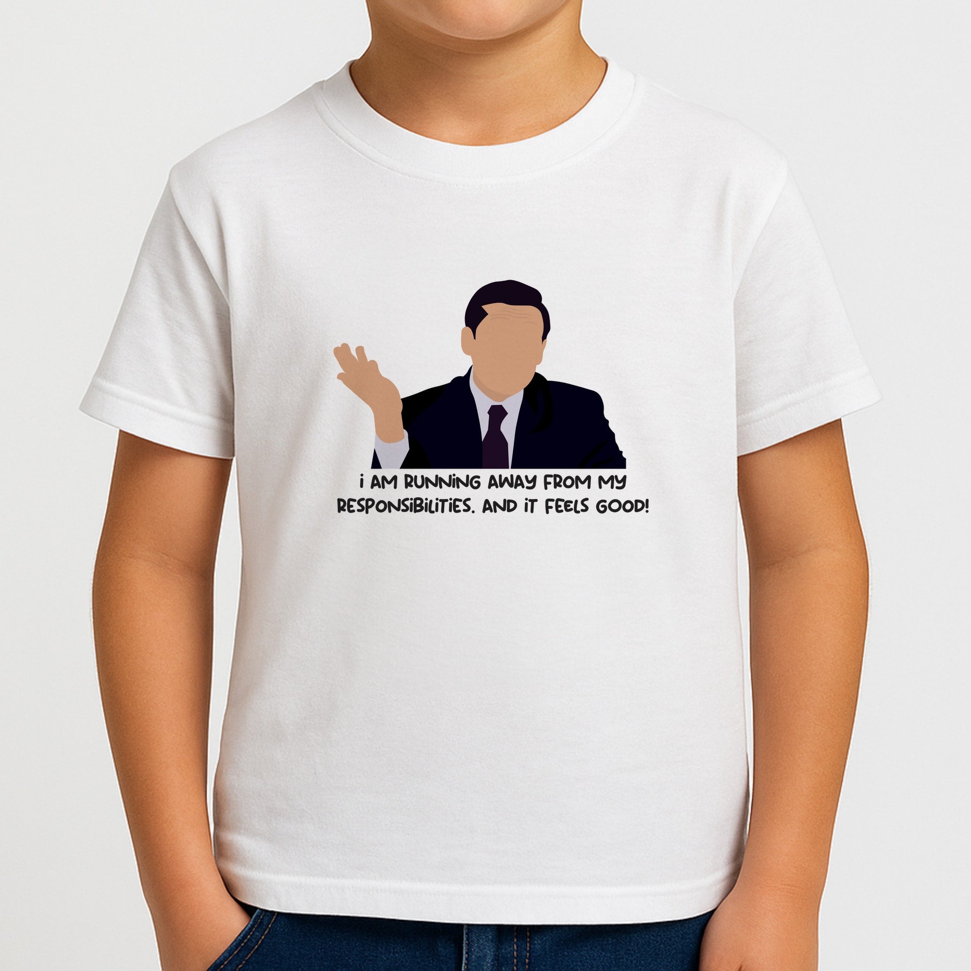 I Am Running Away From My Responsibilities Boys T-Shirt