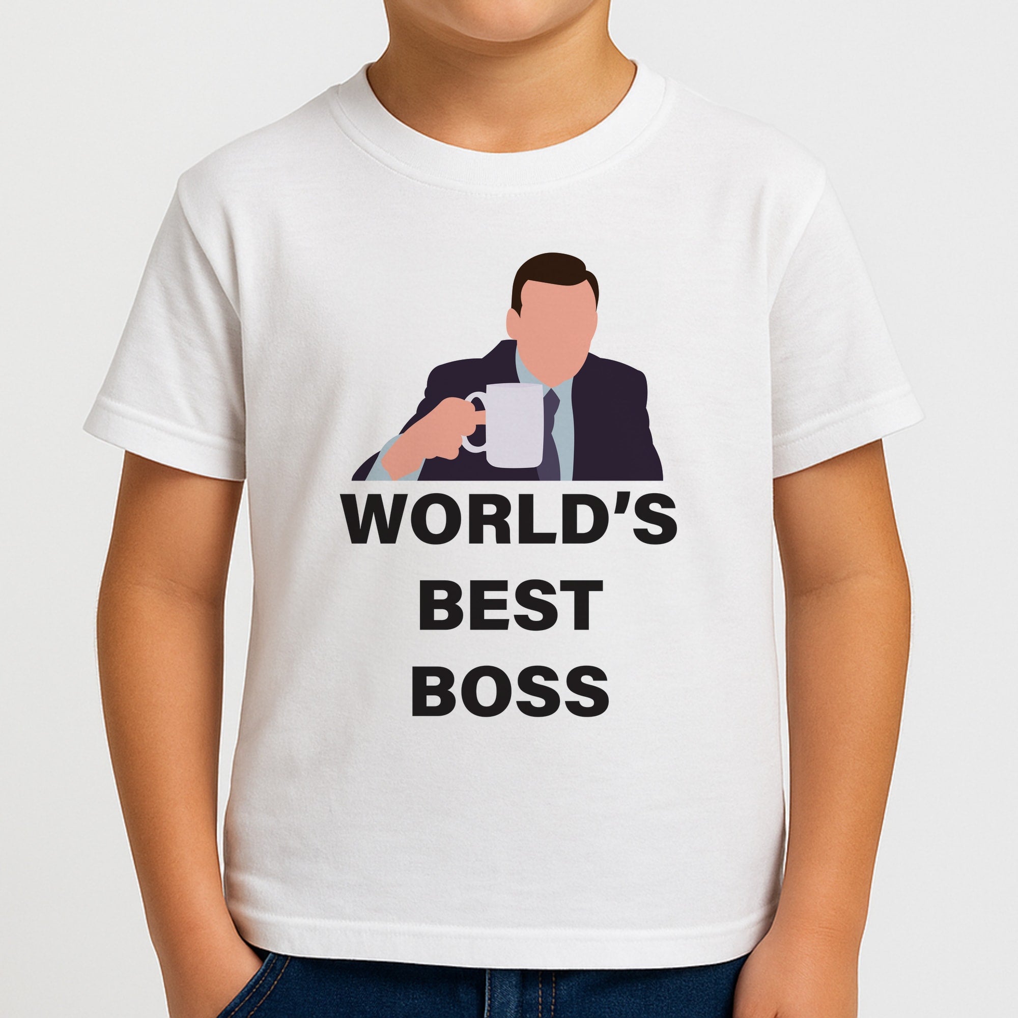World's Best Boss - The Office Boys T-Shirt