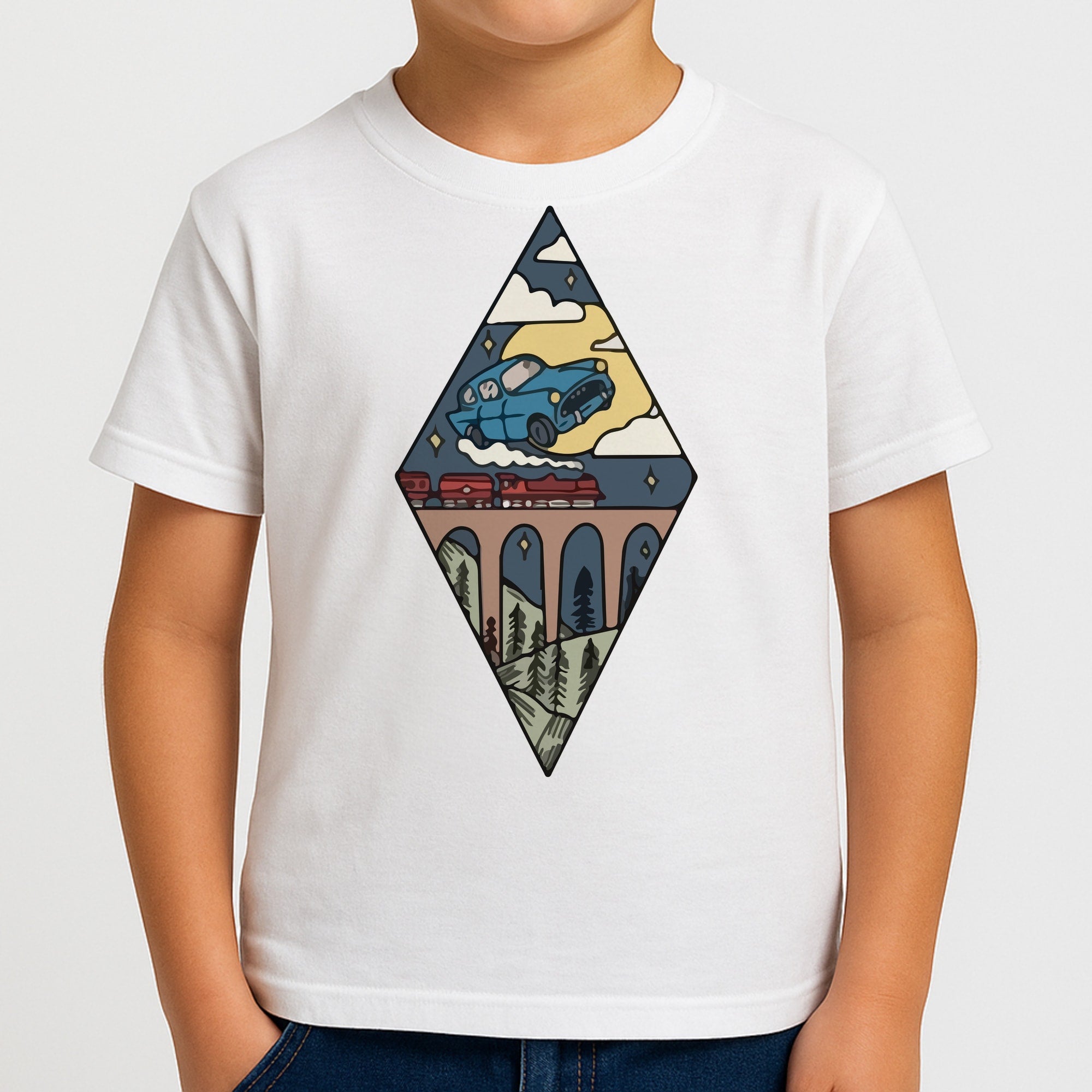 Flying Car Kids T-Shirt