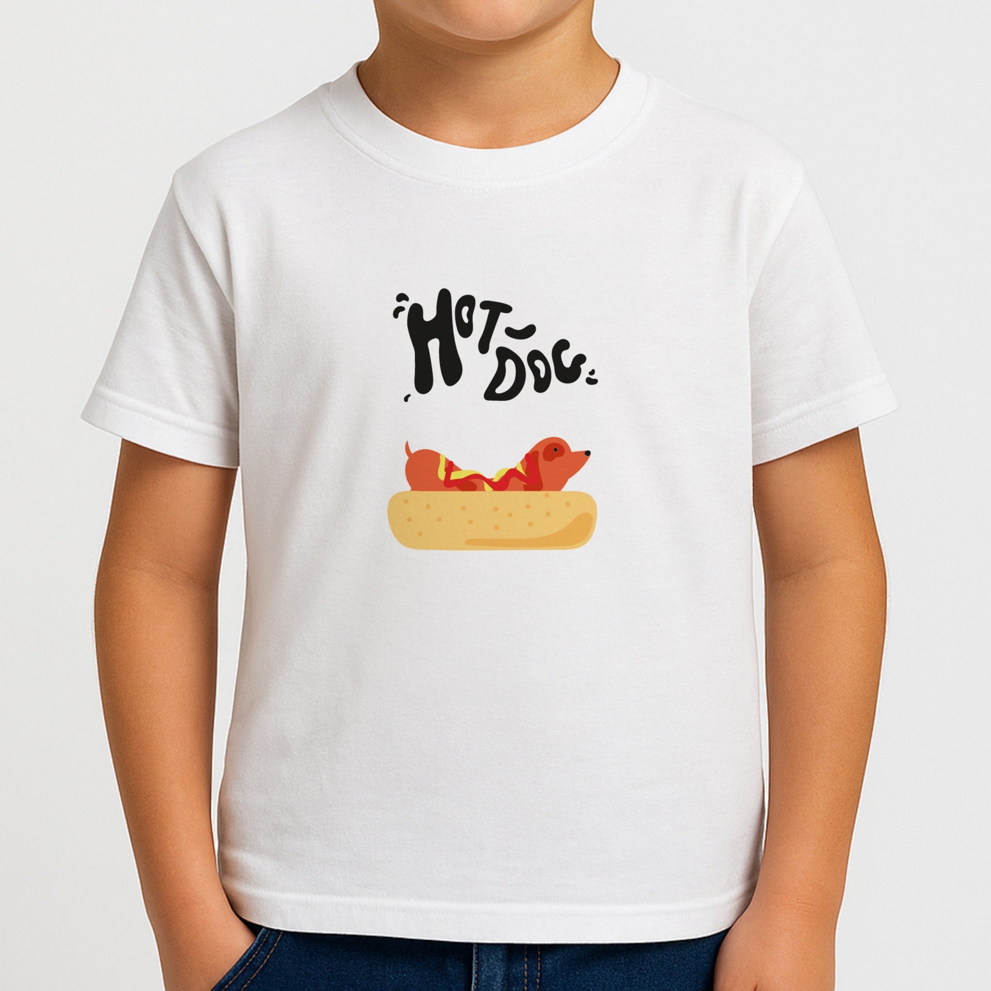 Hot Dog - Dachshunds Boys T-Shirt