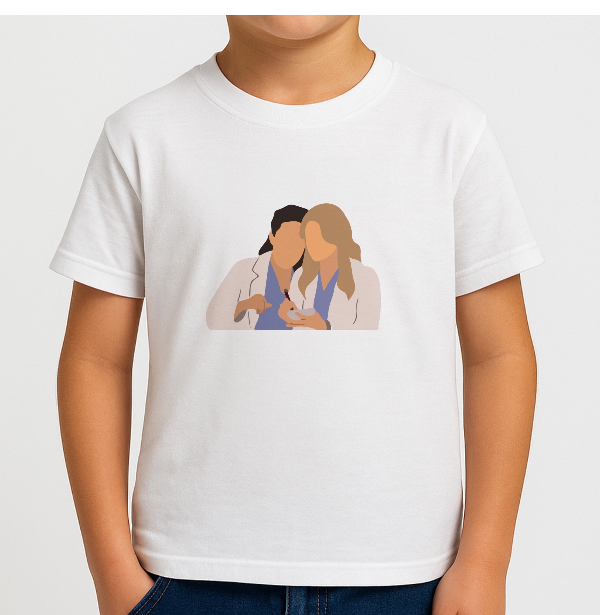 Faceless Characters - Grey's Boys T-Shirt