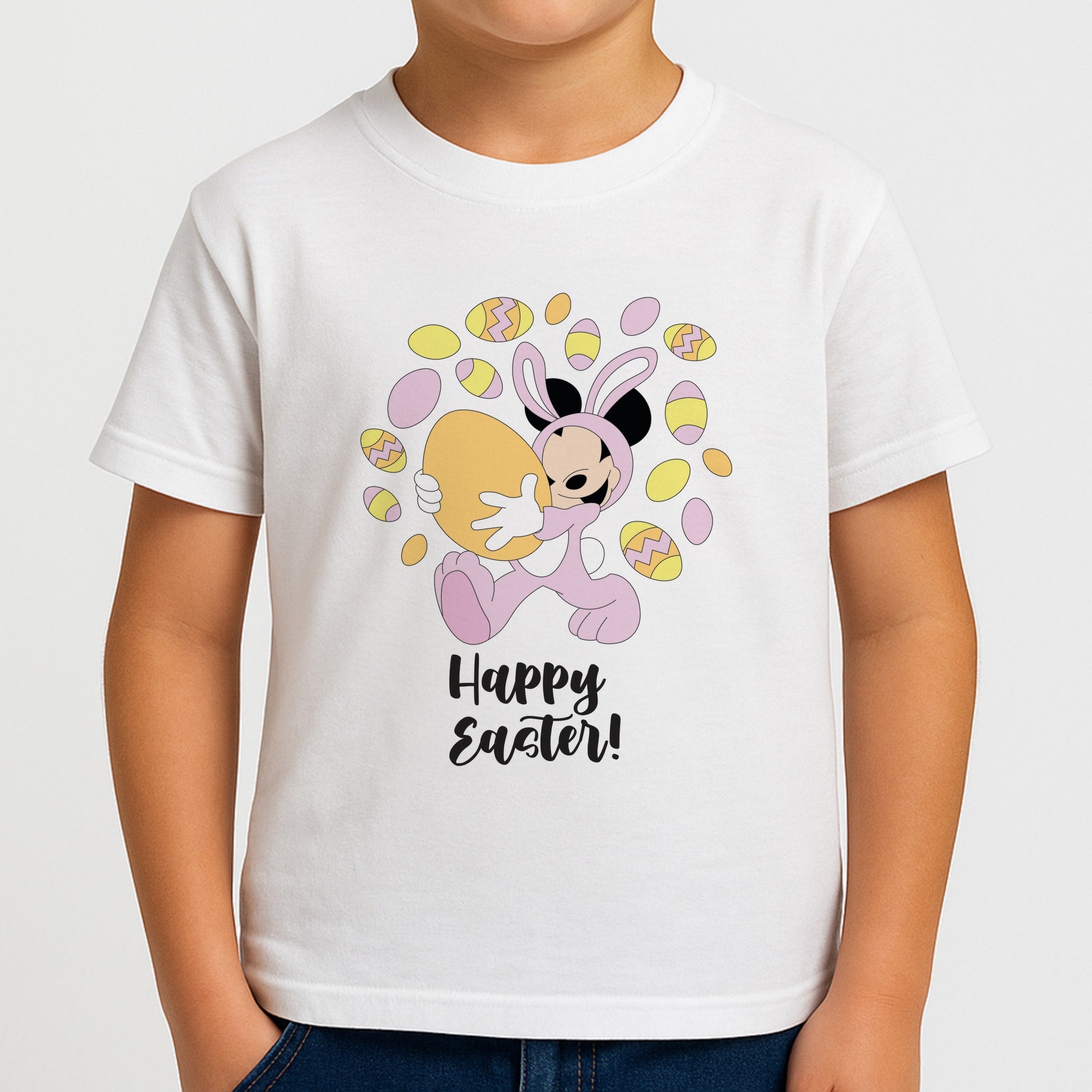 Happy Easter Pink Boys T-Shirt