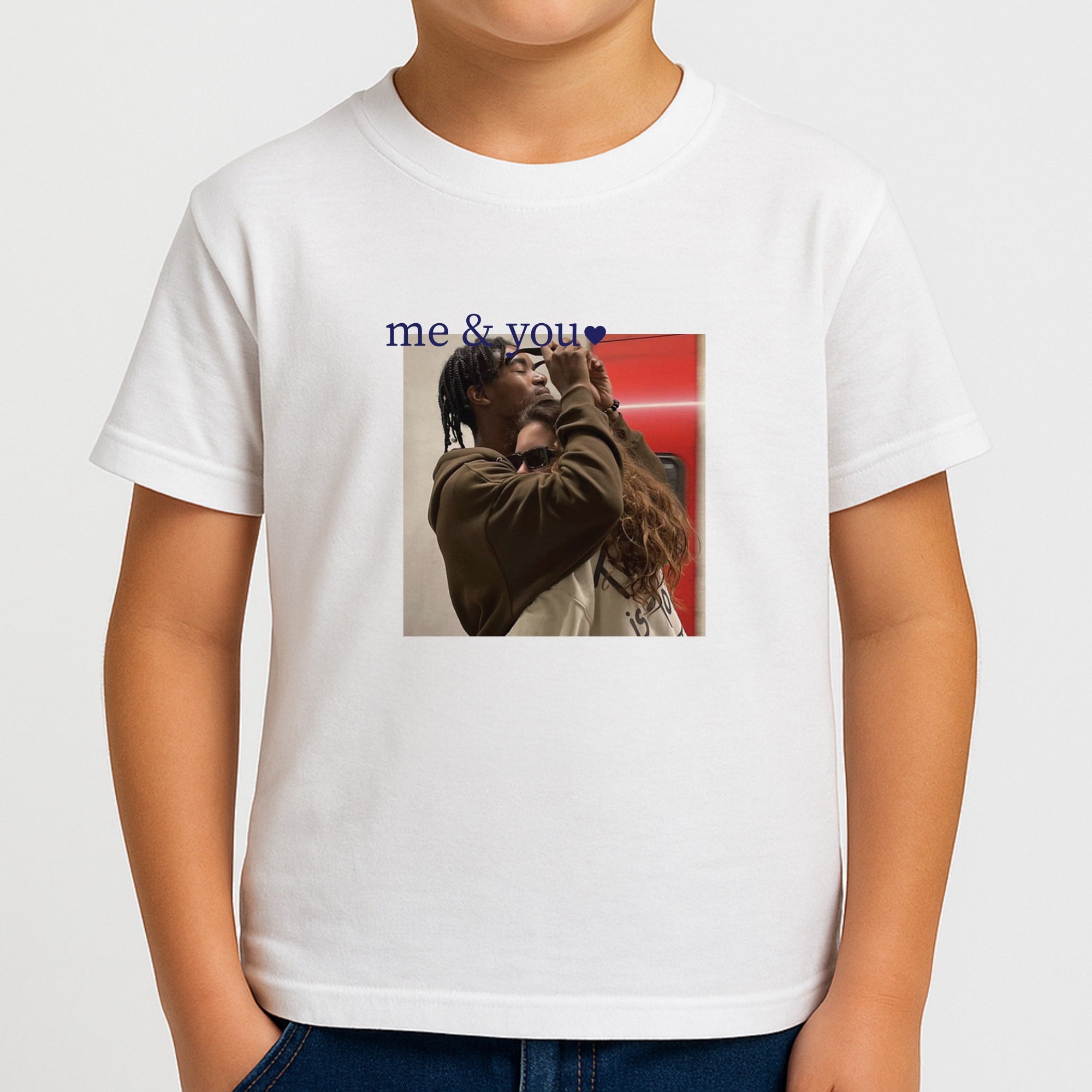 Me And You - Personalised Couples Boys T-Shirt