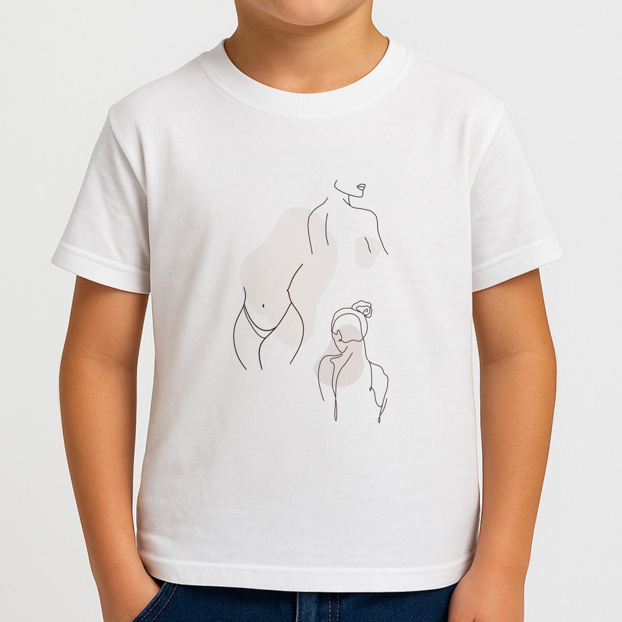 Silouhette nude Boys T-Shirt