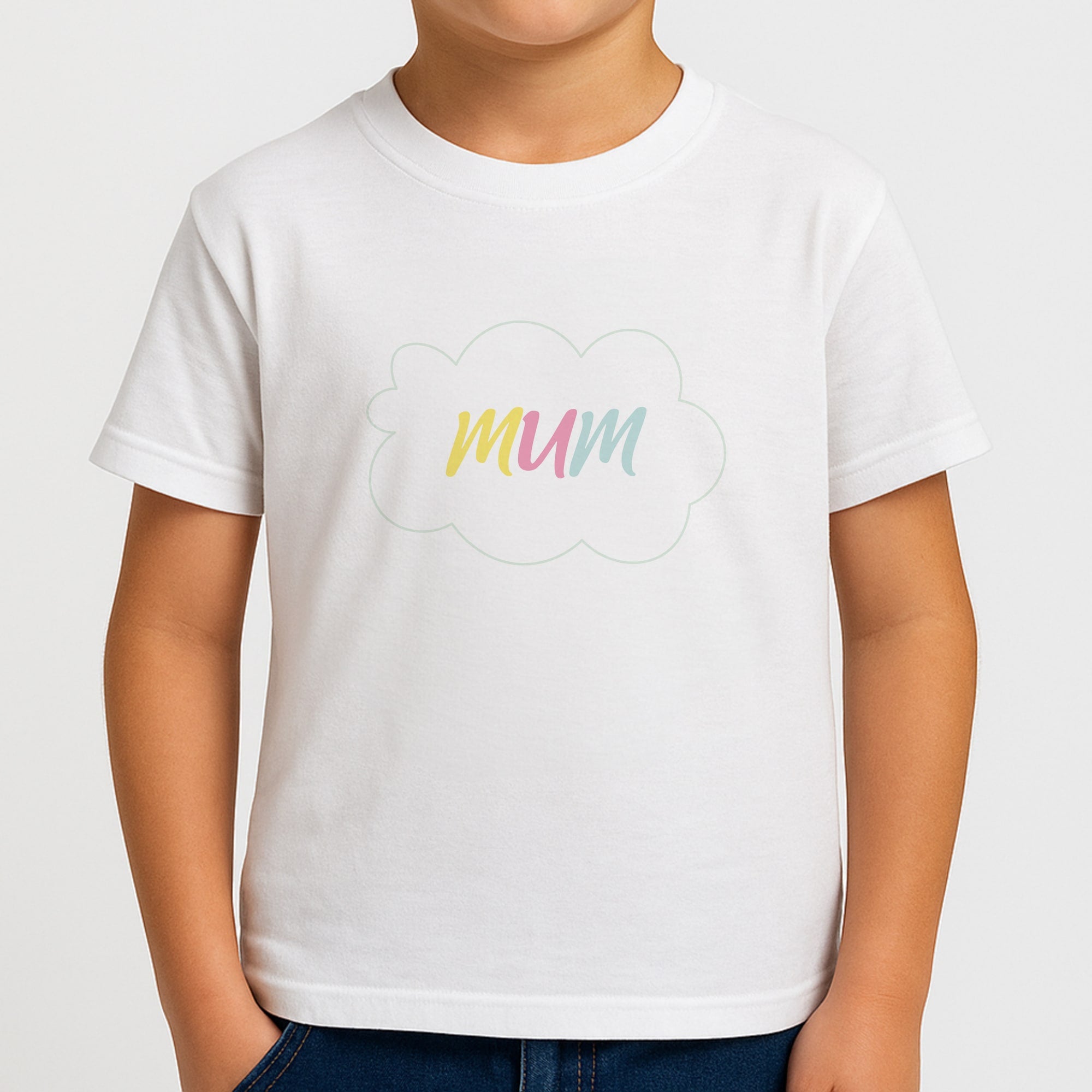Clouds - Mothers Day Boys T-Shirt