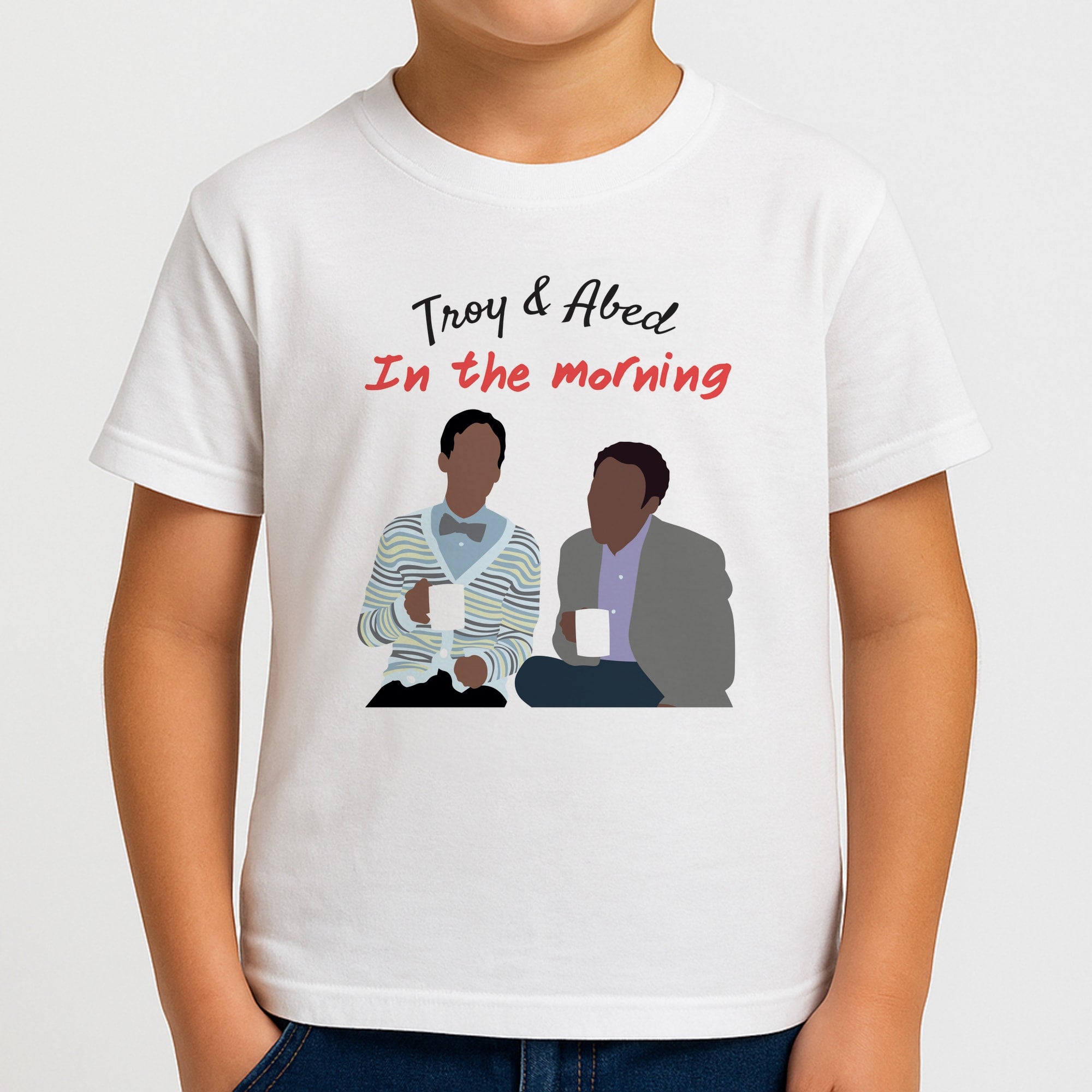 Troy And Abed In The Morning - Community Kids T-Shirt