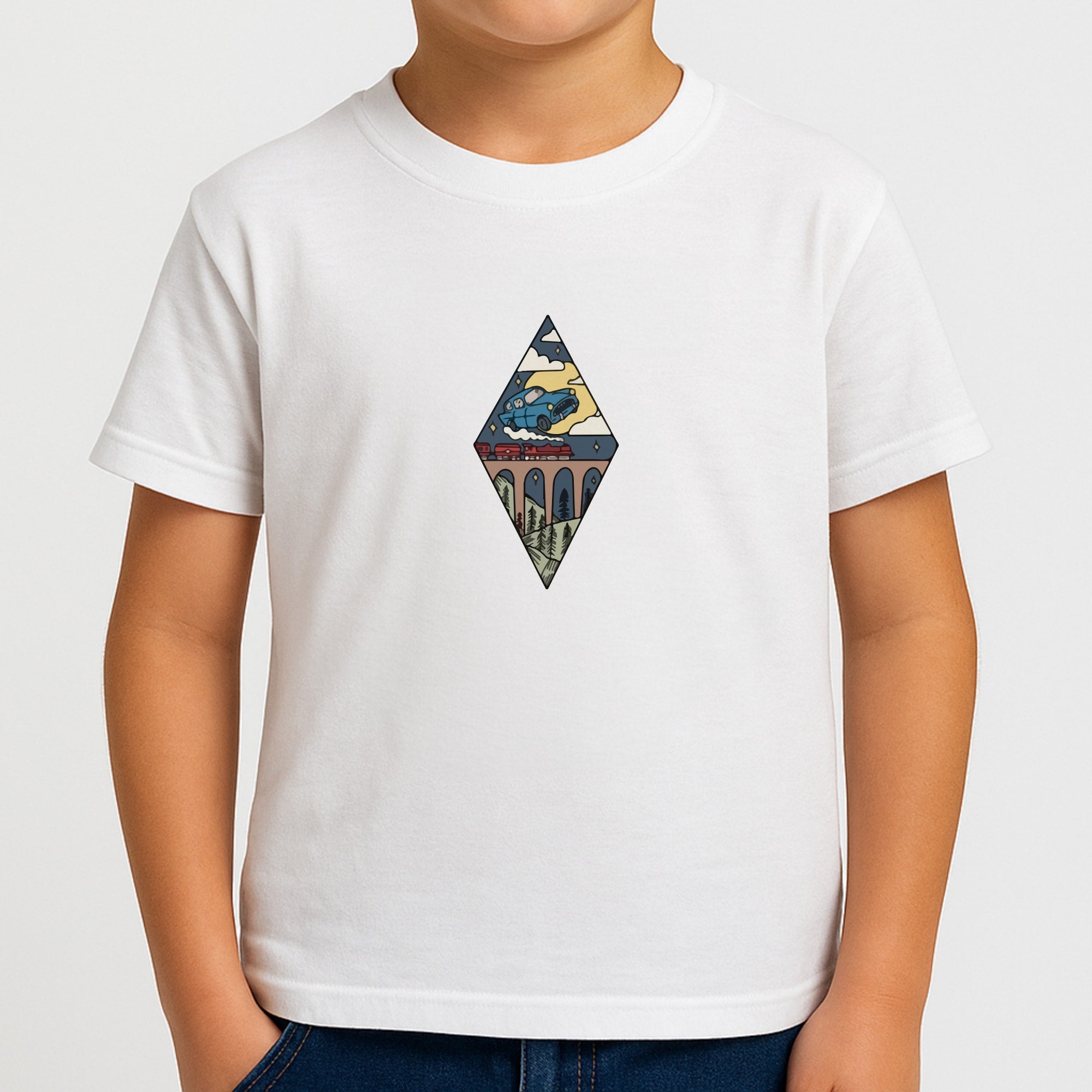 Flying Car Boys T-Shirt