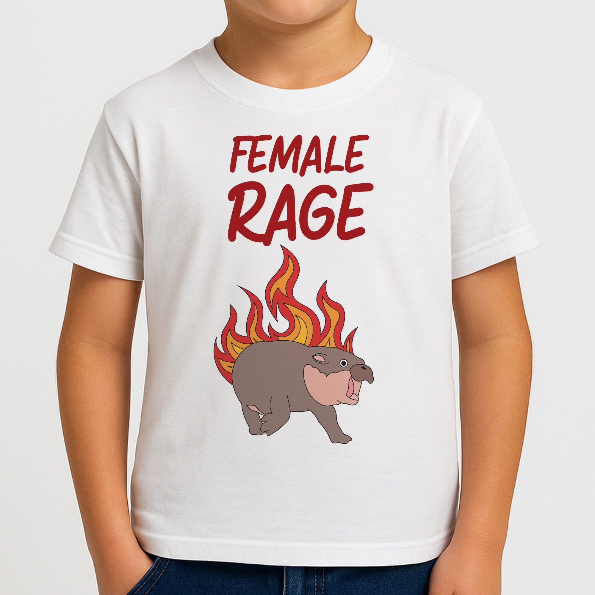 Female Rage Boys T-Shirt