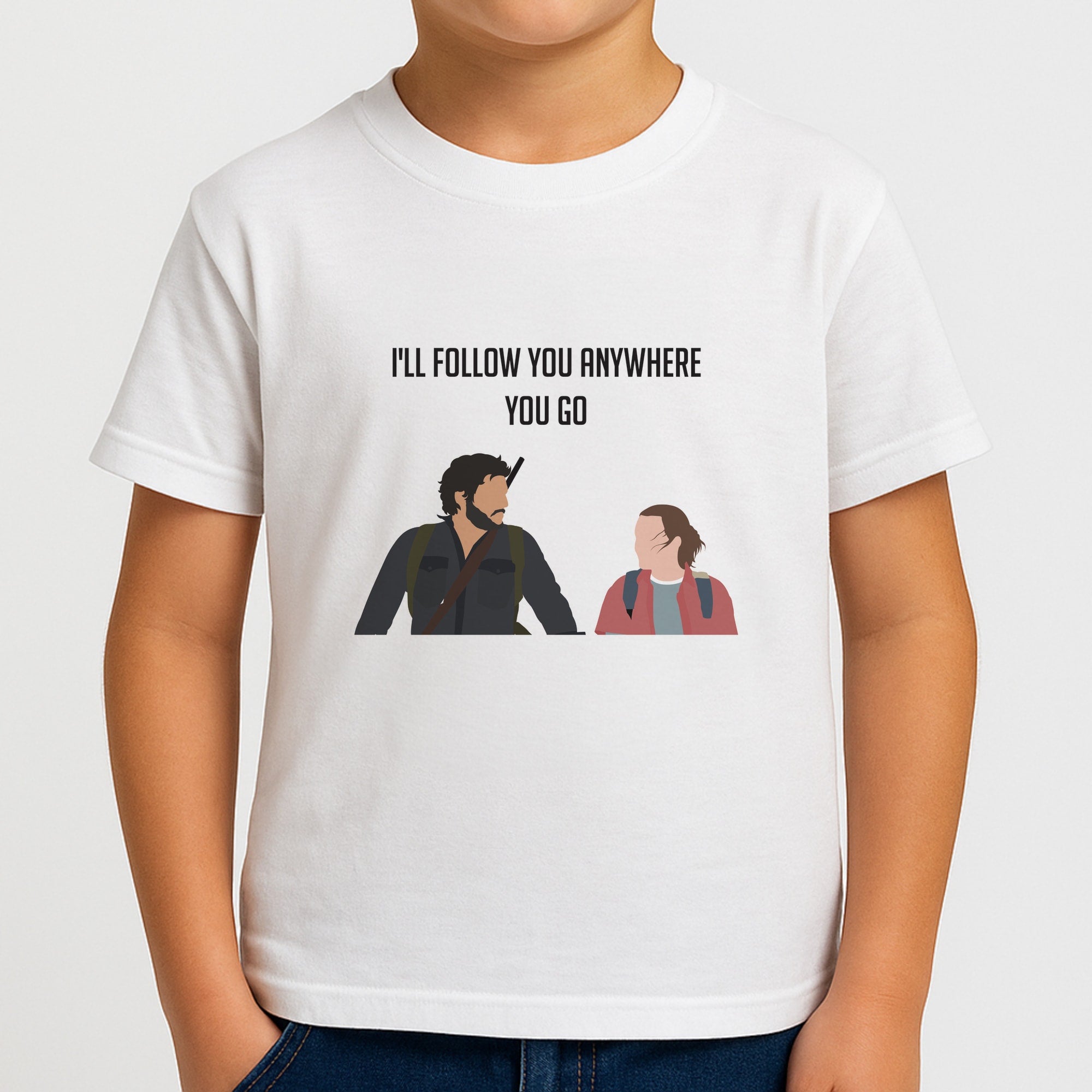 I'll Follow You Anywhere Ellie And Joel Kids T-Shirt