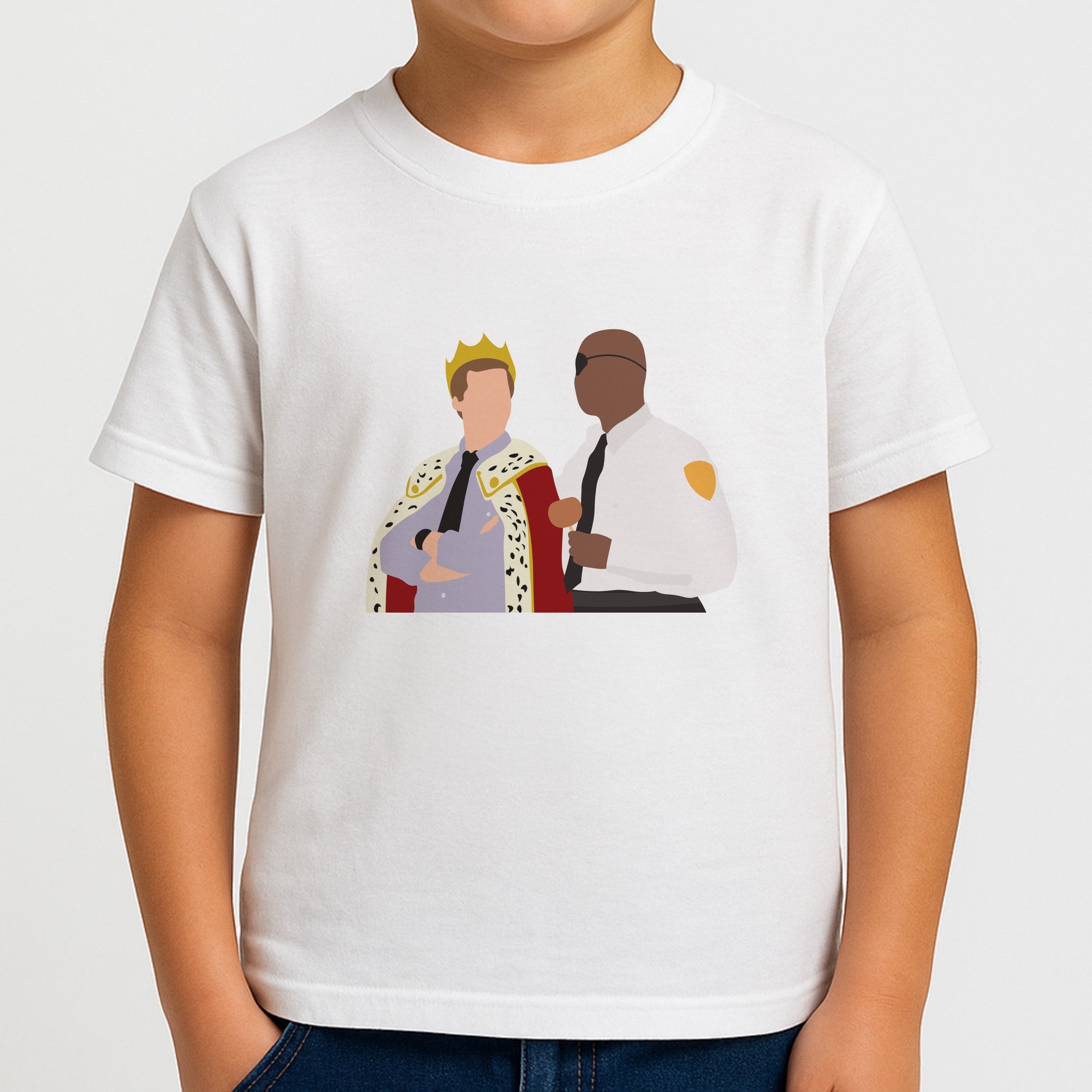 Jake and Holt B99 - Halloween Specials Boys T-Shirt