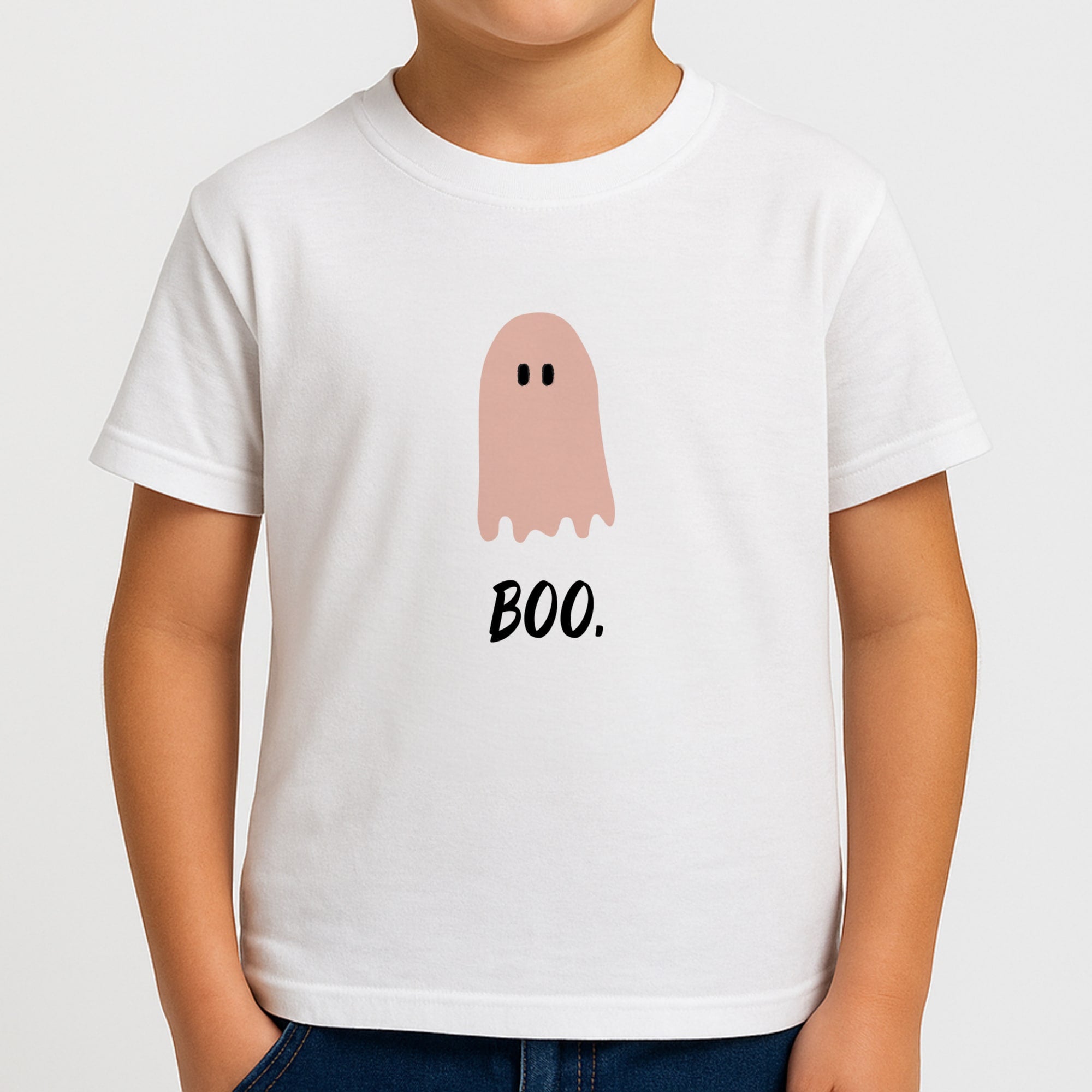 Boo - Ghost Halloween Boys T-Shirt