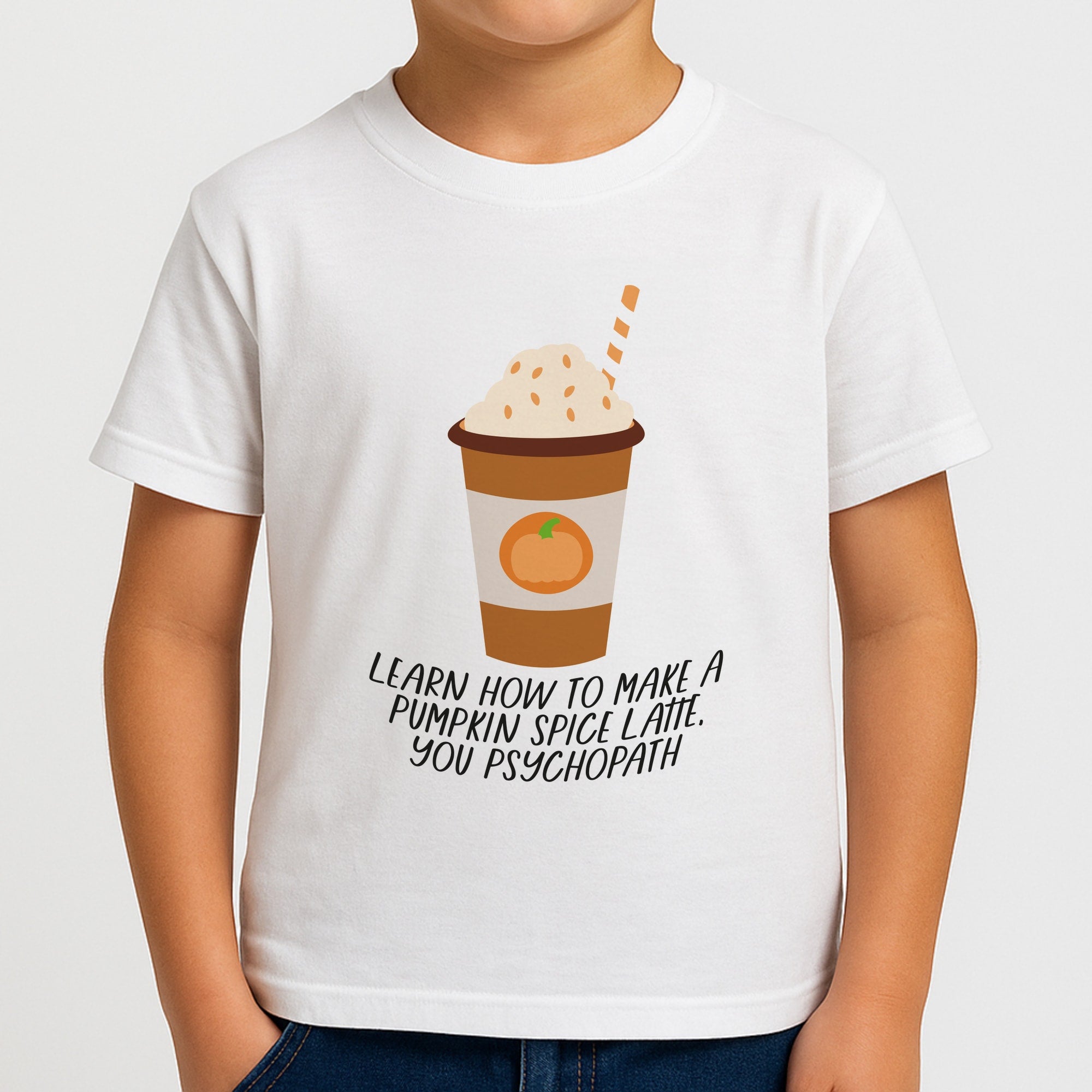 Learn How To Make A Pumpkin Spice Latte - Halloween Queens Boys T-Shirt